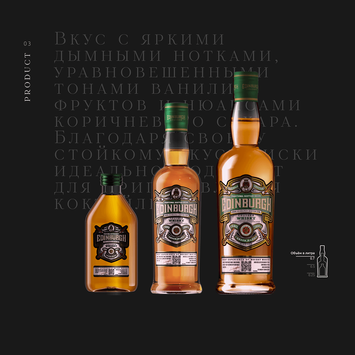 Промо-сайт для виски FMCG 2024 — Изображение №5 — Интерфейсы, Анимация на Dprofile