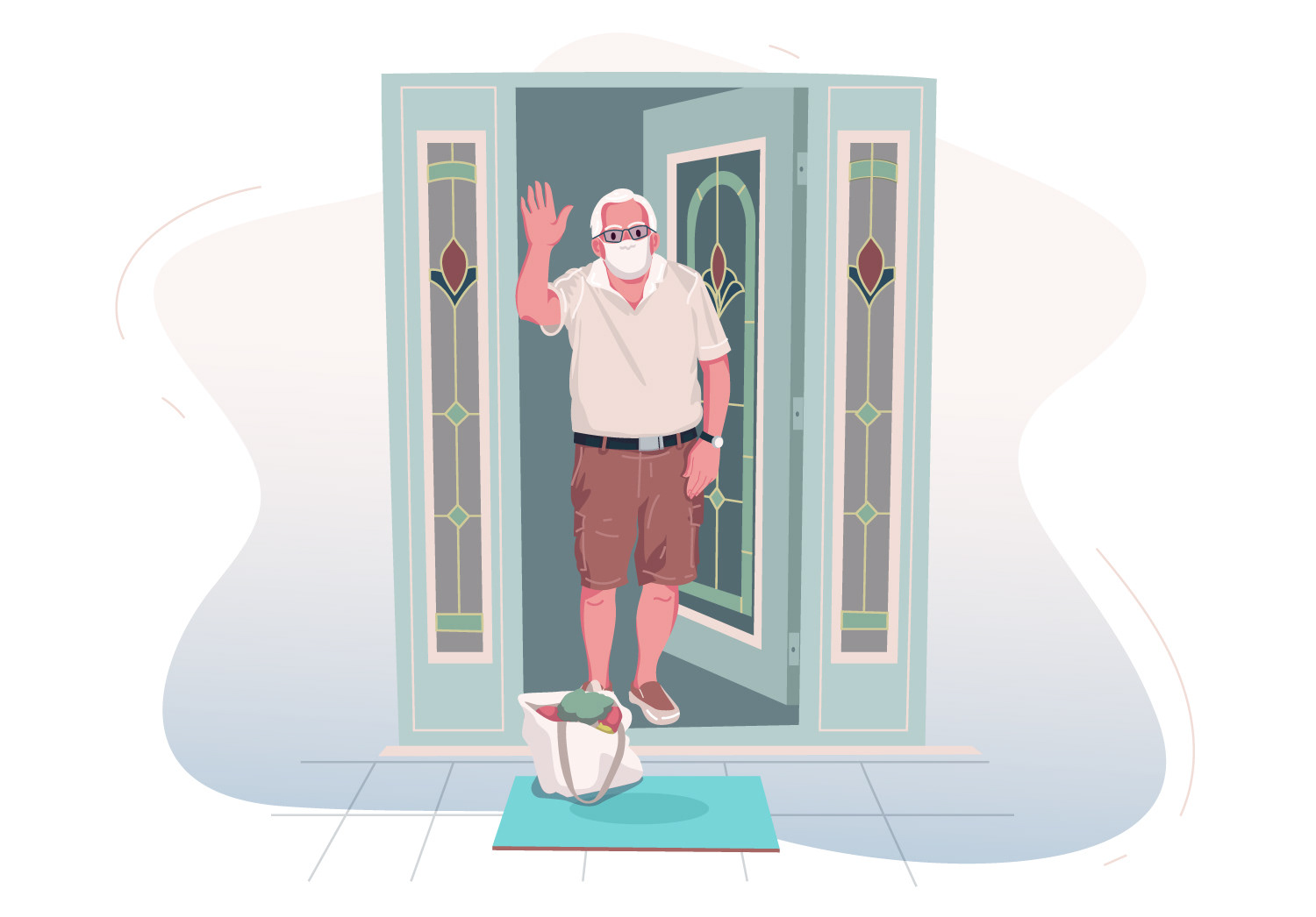 Карантин, здравоохранение и доставка — Изображение №5 — Иллюстрация на Dprofile