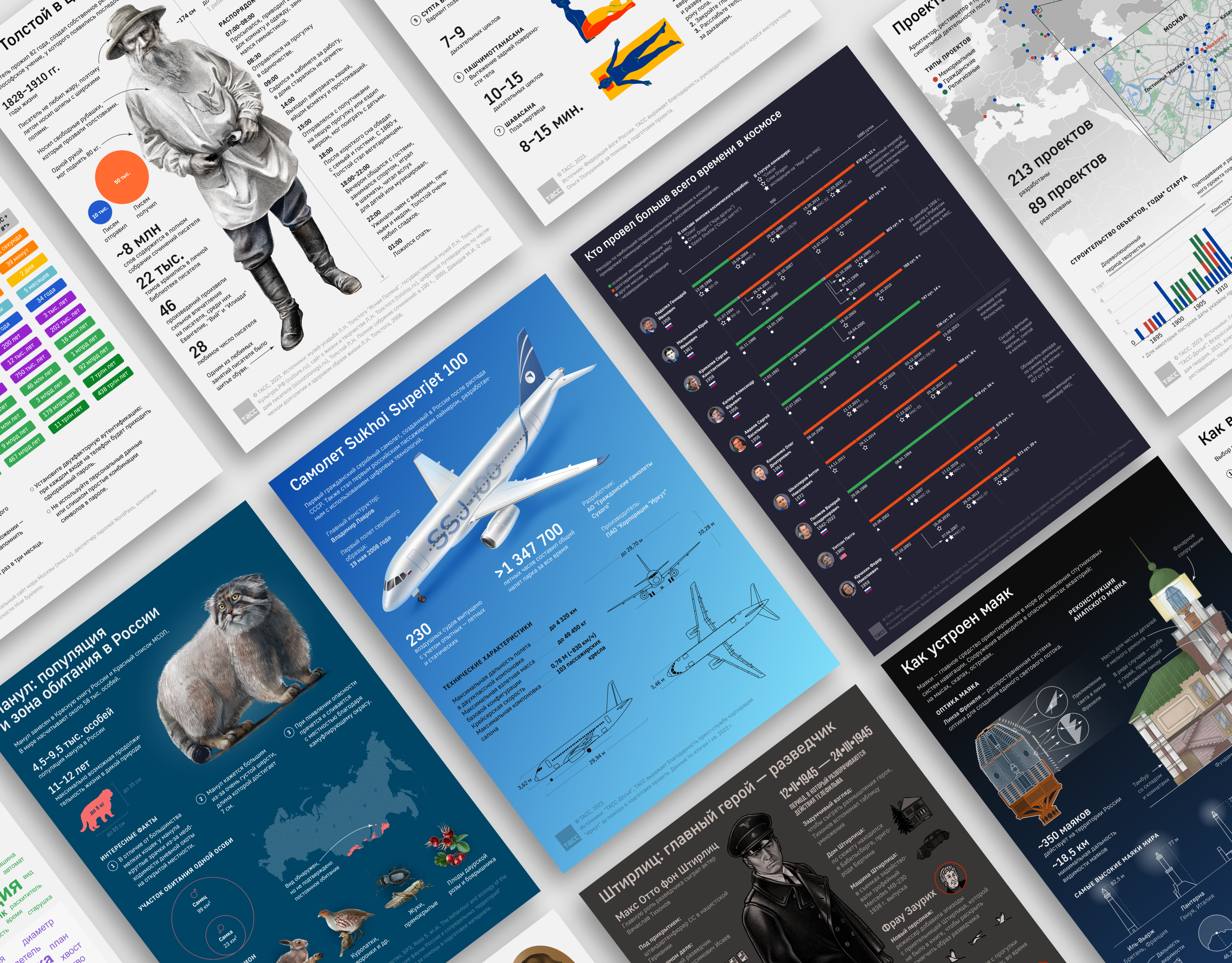 Плакаты с инфографикой. ТАСС / 2023 — Изображение №22 — Иллюстрация, Графика на Dprofile