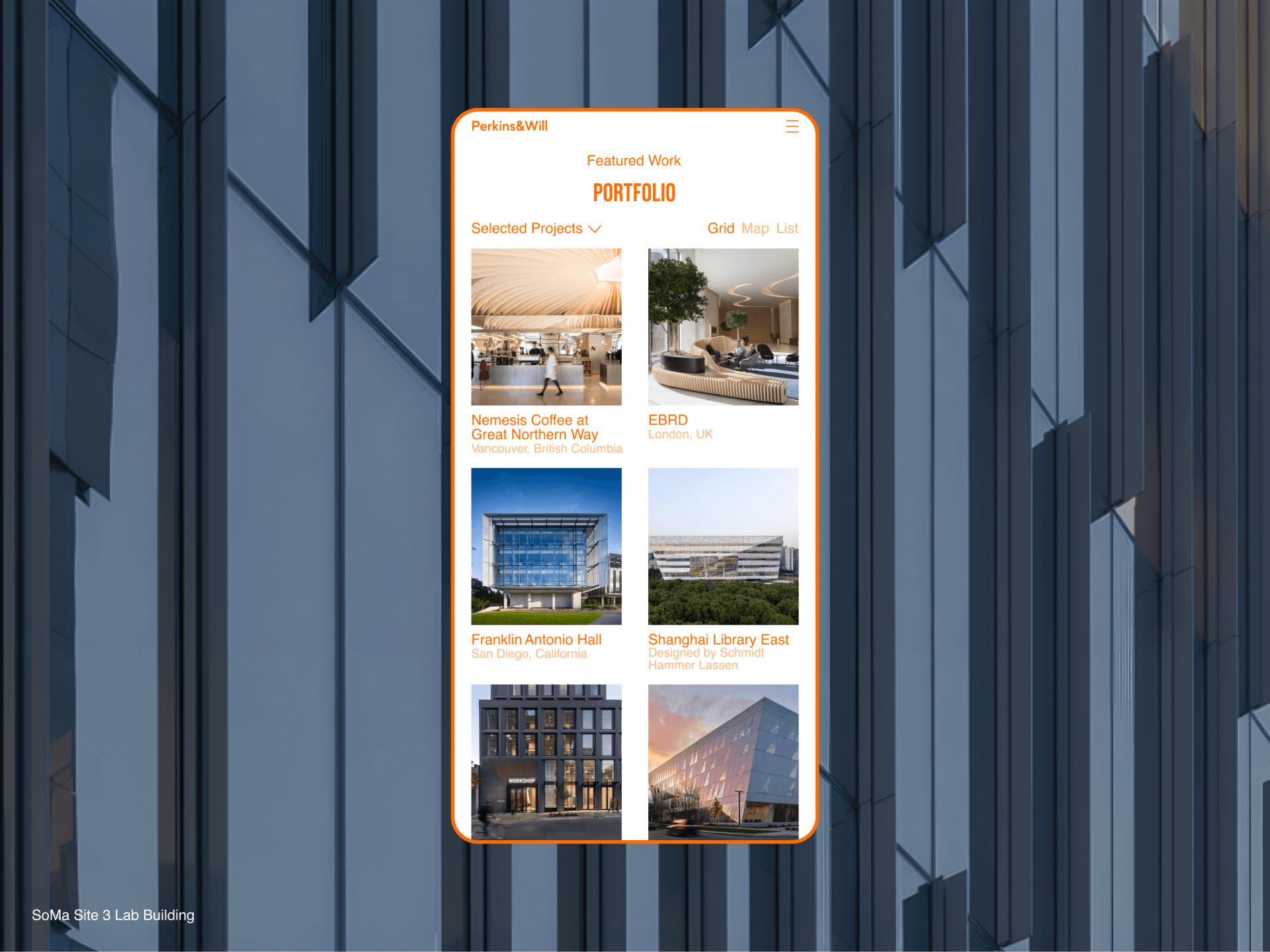 Perkins&Will |Corporate Redesign | UI/UX — Изображение №11 — Интерфейсы, Брендинг на Dprofile