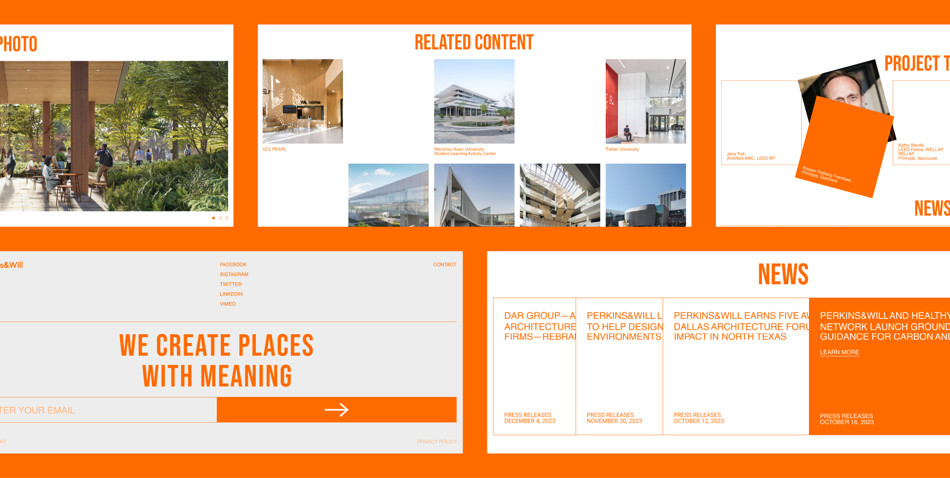 Perkins&Will |Corporate Redesign | UI/UX — Изображение №10 — Интерфейсы, Брендинг на Dprofile