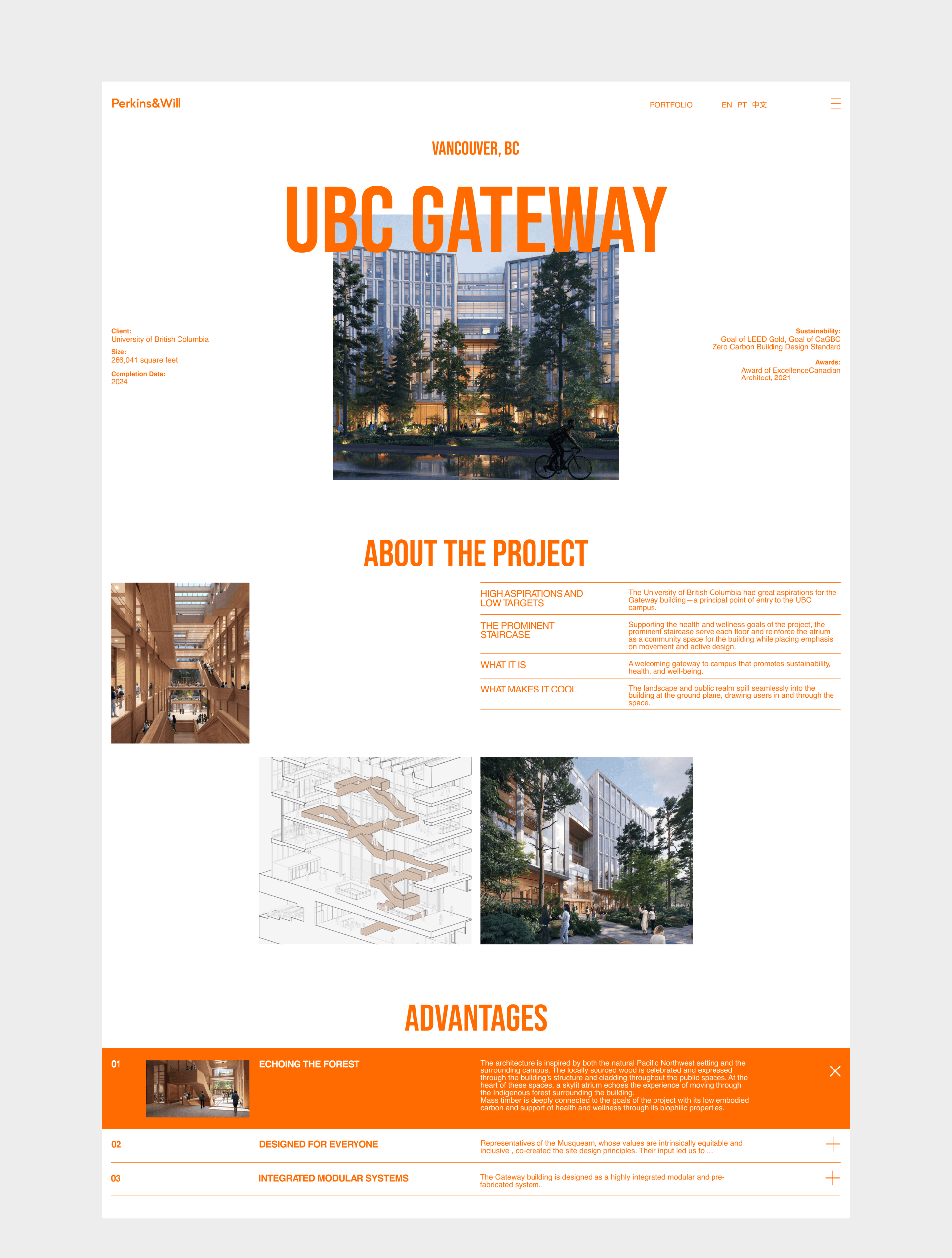 Perkins&Will |Corporate Redesign | UI/UX — Изображение №9 — Интерфейсы, Брендинг на Dprofile