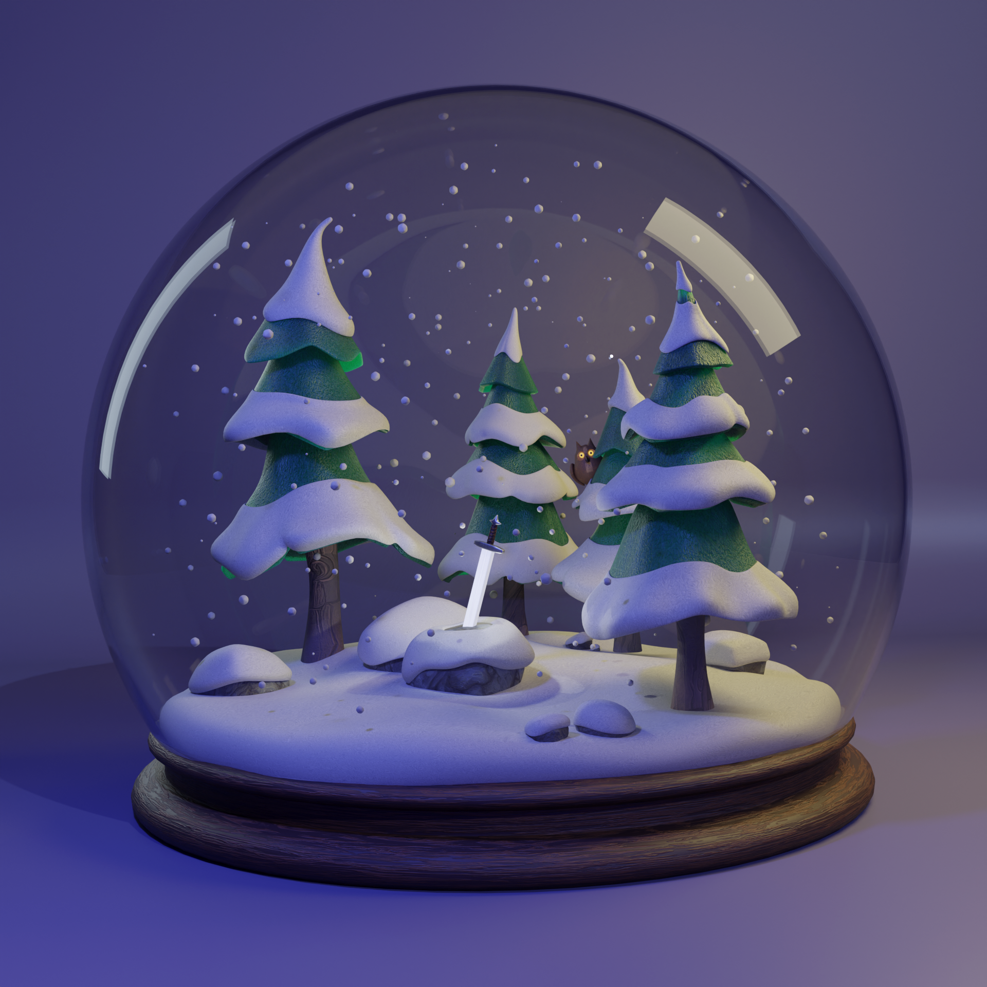 Волшебный зимний шар — Изображение №2 — 3D на Dprofile