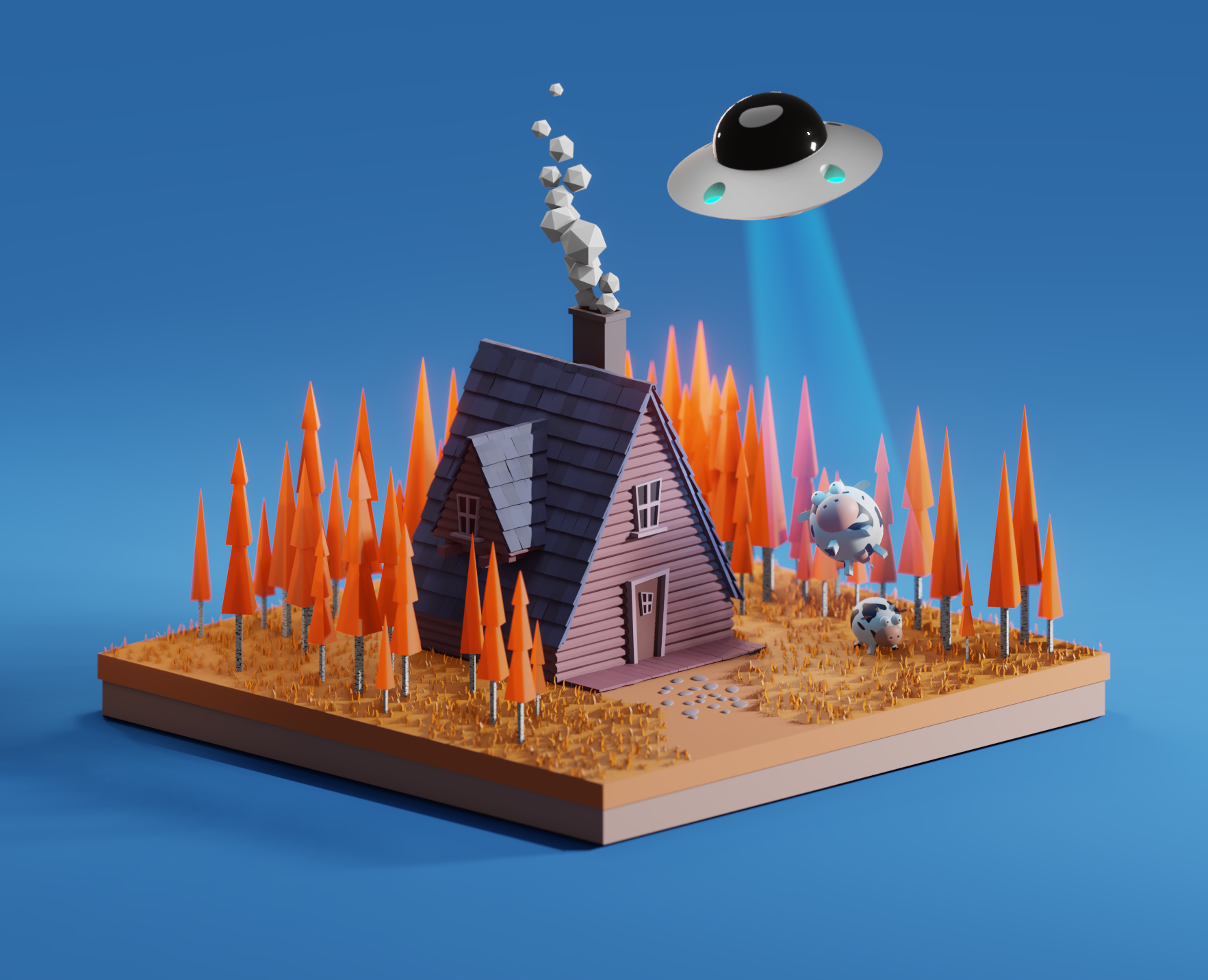 Похищение коровы — 3D на Dprofile