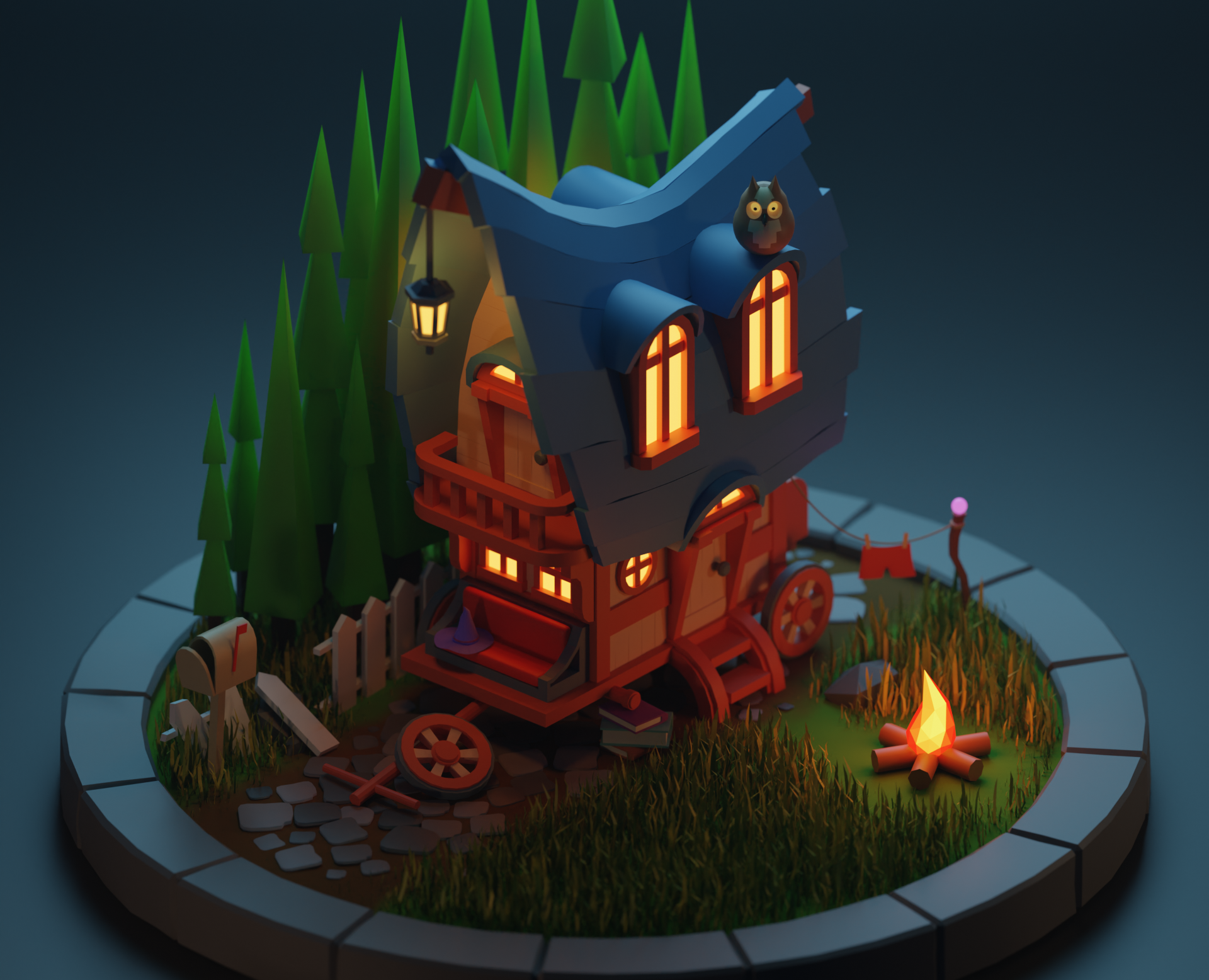 Карета — 3D на Dprofile