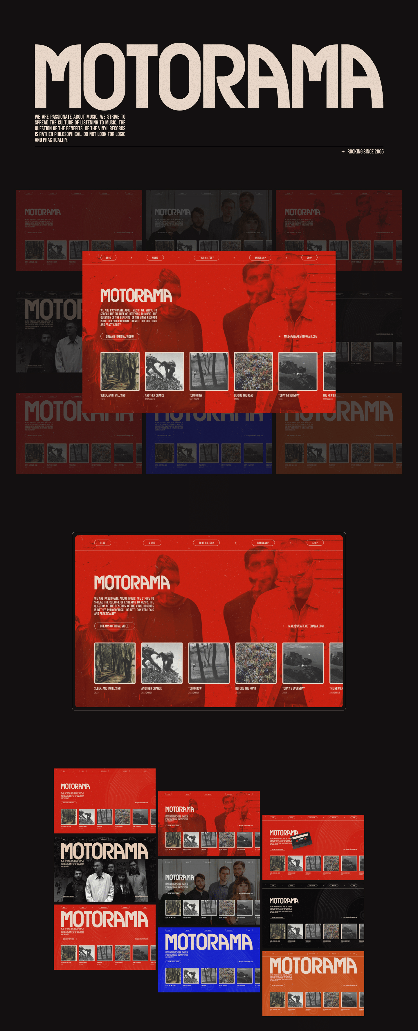 Группа Motorama — Изображение №1 — Интерфейсы на Dprofile