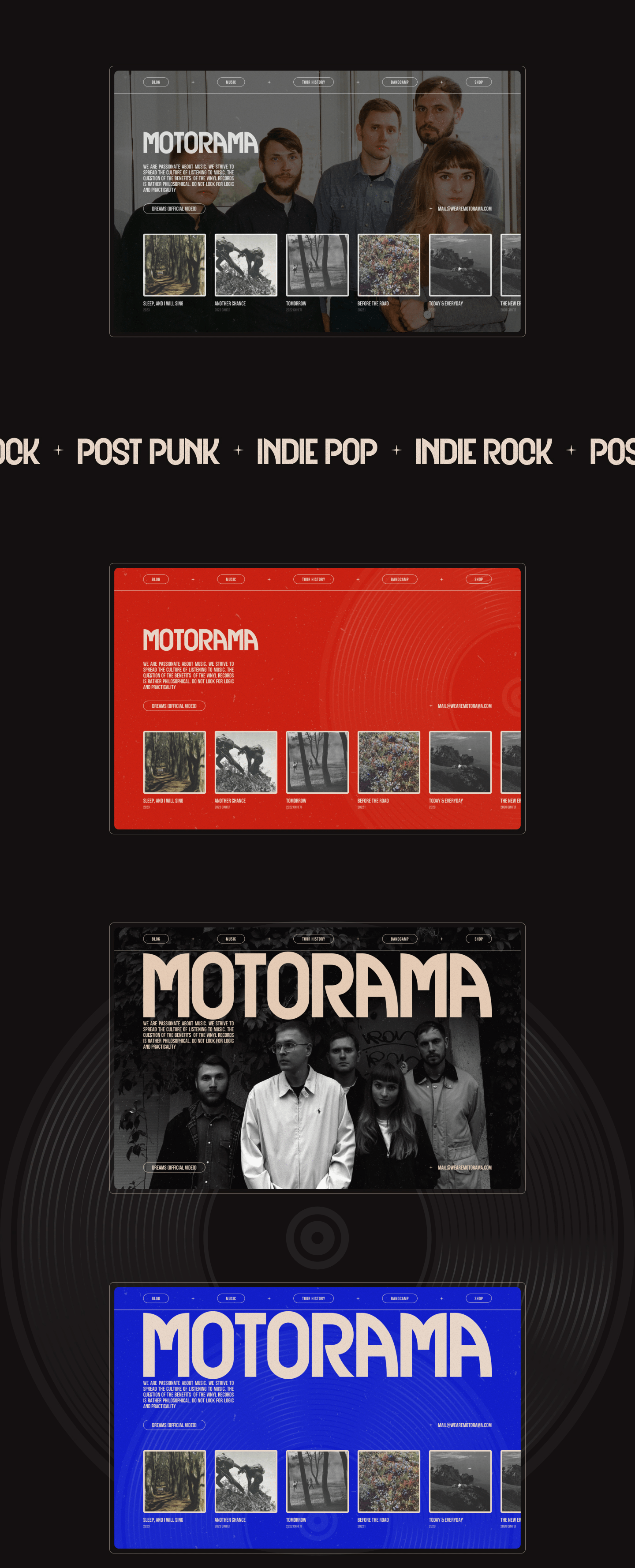 Группа Motorama — Изображение №2 — Интерфейсы на Dprofile