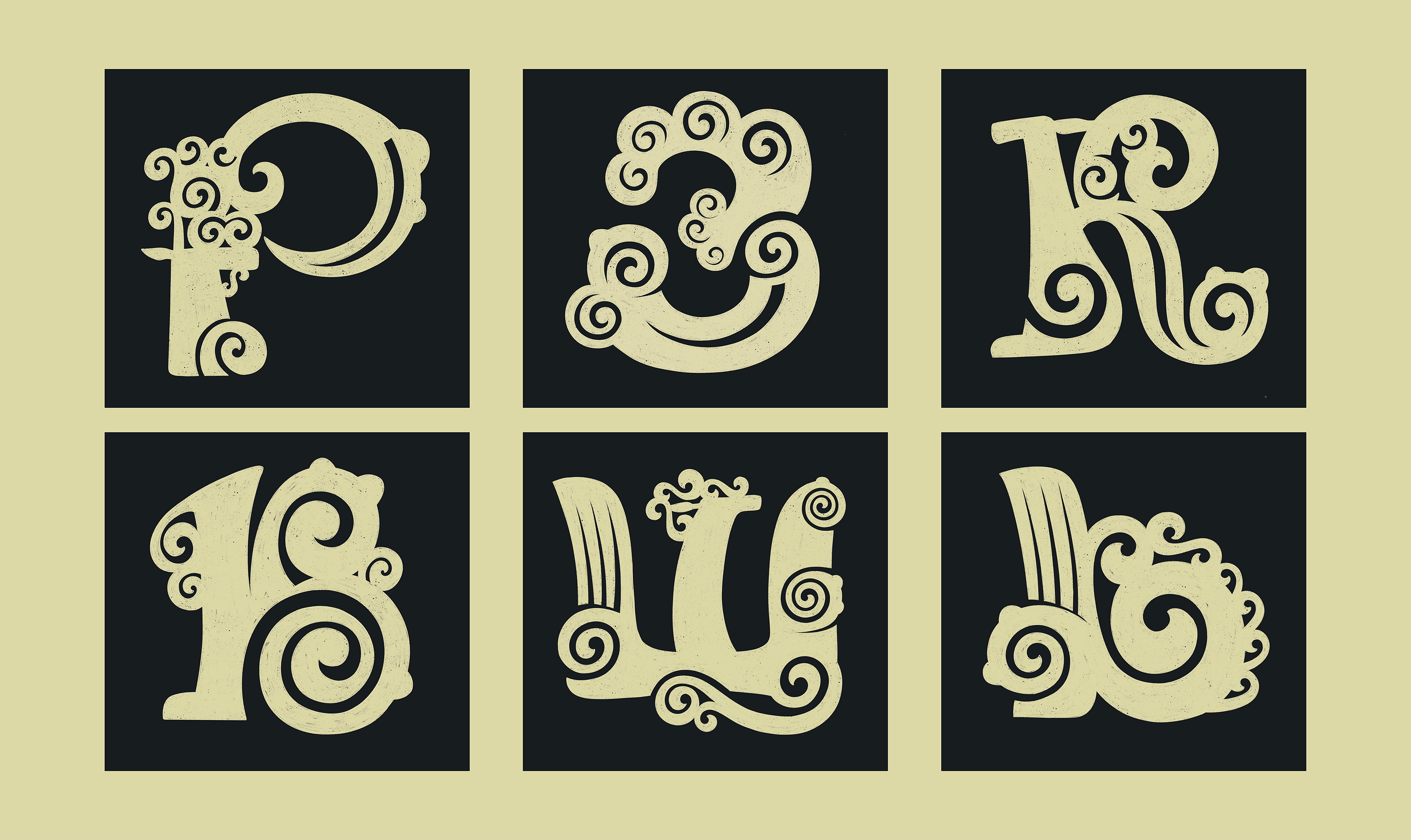 Сарматский олень. Стикерпак: алфавит — Изображение №4 — Иллюстрация, Графика на Dprofile