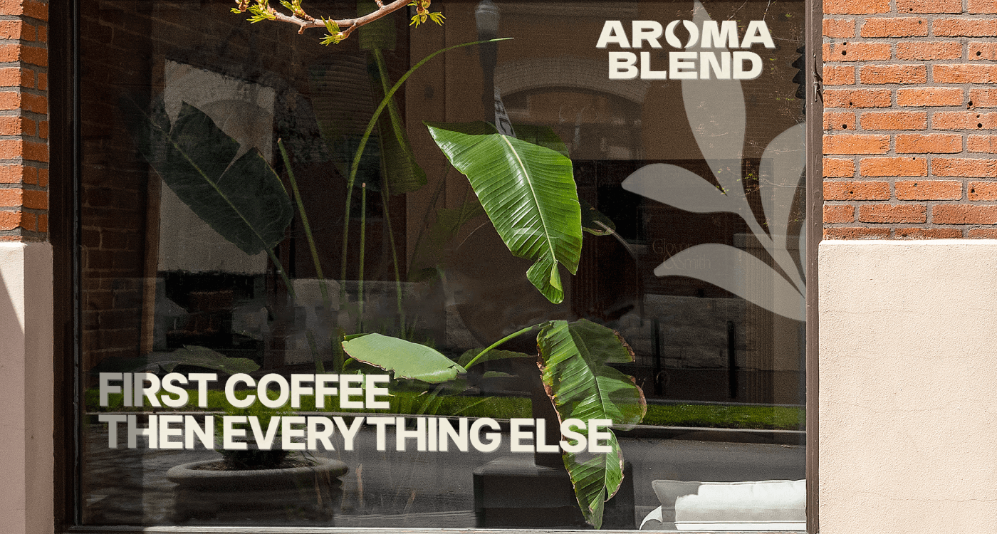 coffee shop branding "AROMA BREND" — Изображение №7 — Интерфейсы на Dprofile