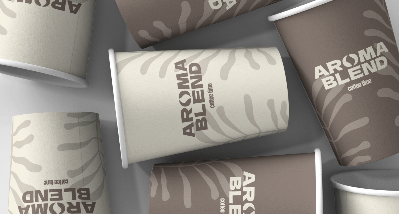coffee shop branding "AROMA BREND" — Изображение №1 — Интерфейсы на Dprofile