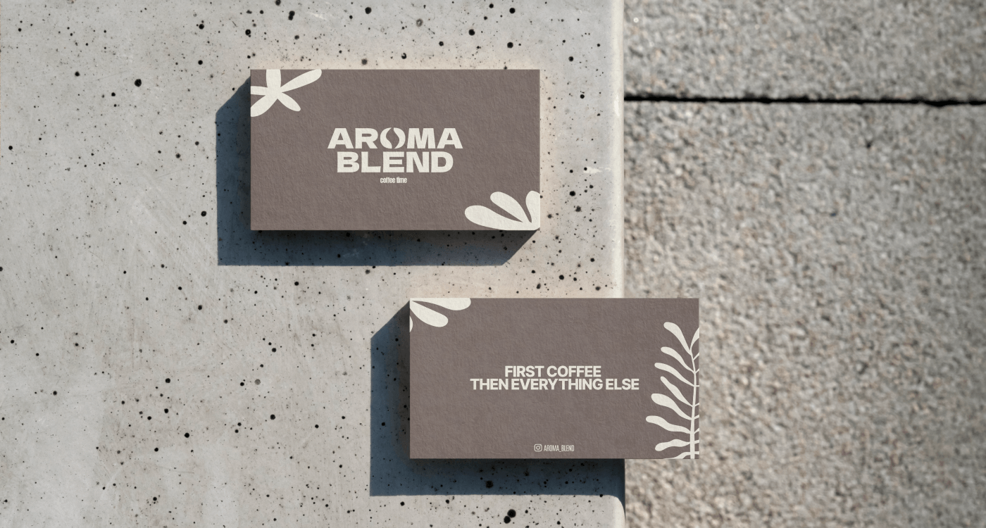 coffee shop branding "AROMA BREND" — Изображение №9 — Интерфейсы на Dprofile