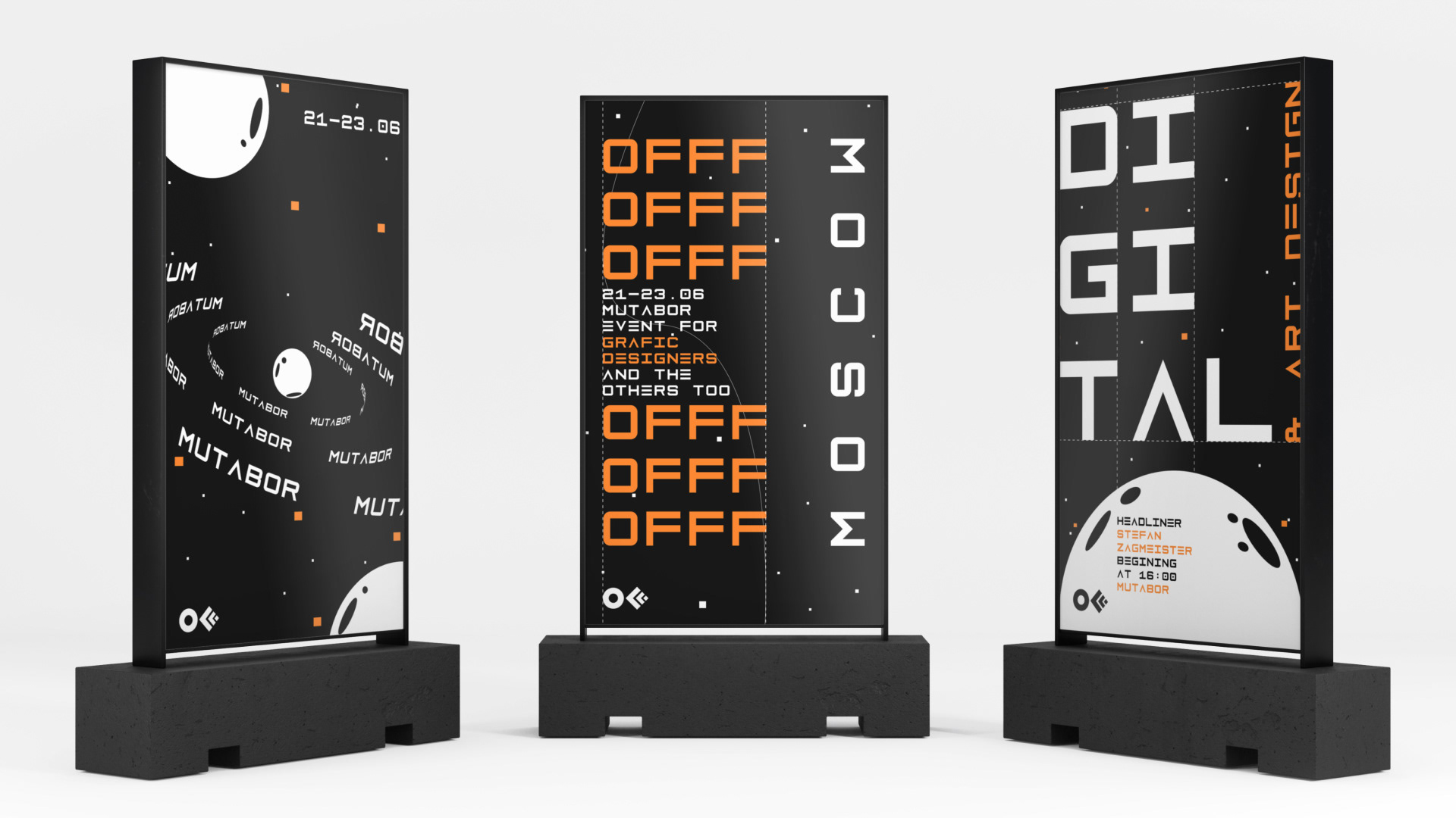 Identity. Design & didgital art festival OFFF. Moscow — Изображение №8 — Брендинг на Dprofile