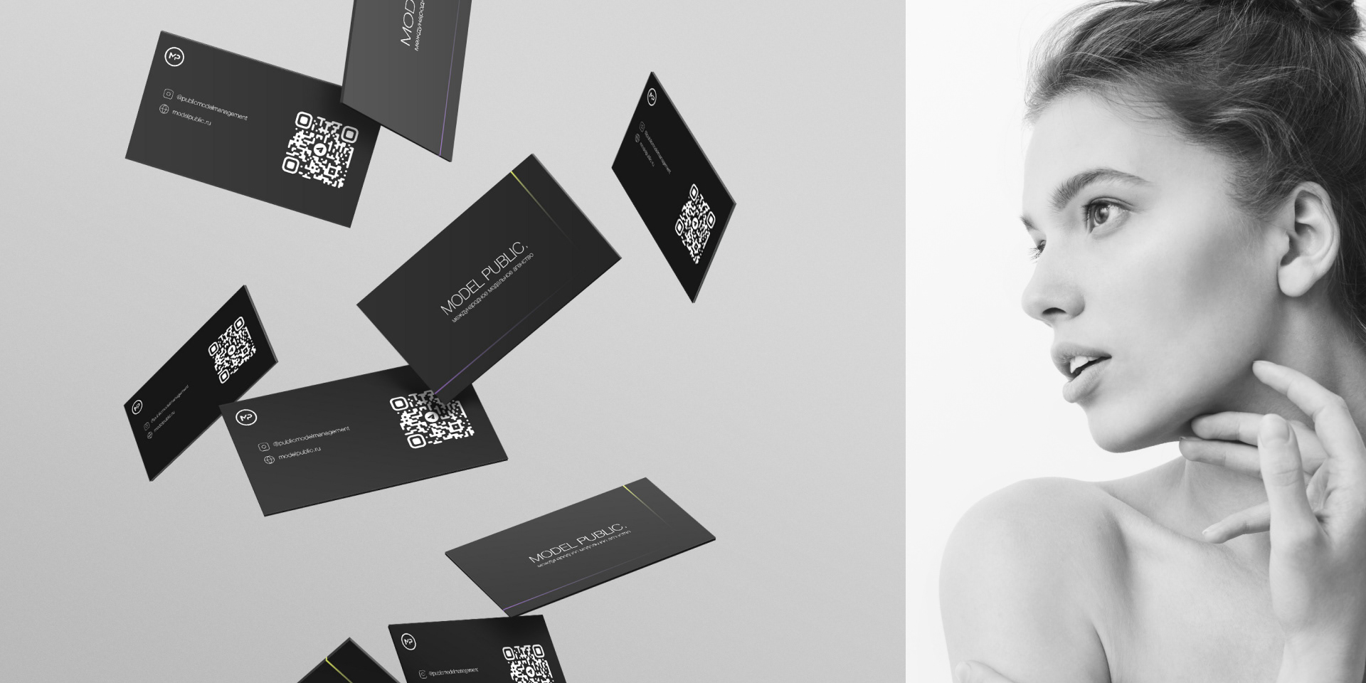 Identity. model agency — Изображение №5 — Брендинг, Графика на Dprofile