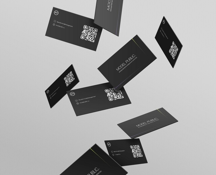 Identity. model agency — Брендинг, Графика на Dprofile