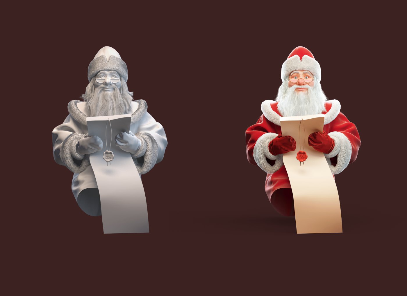 Дед Мороз — Изображение №6 — Брендинг, 3D на Dprofile