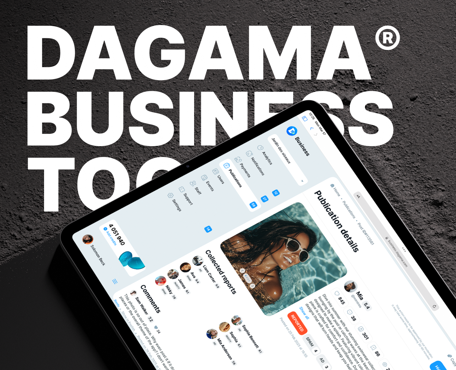 daGama Business Tools — Интерфейсы на Dprofile