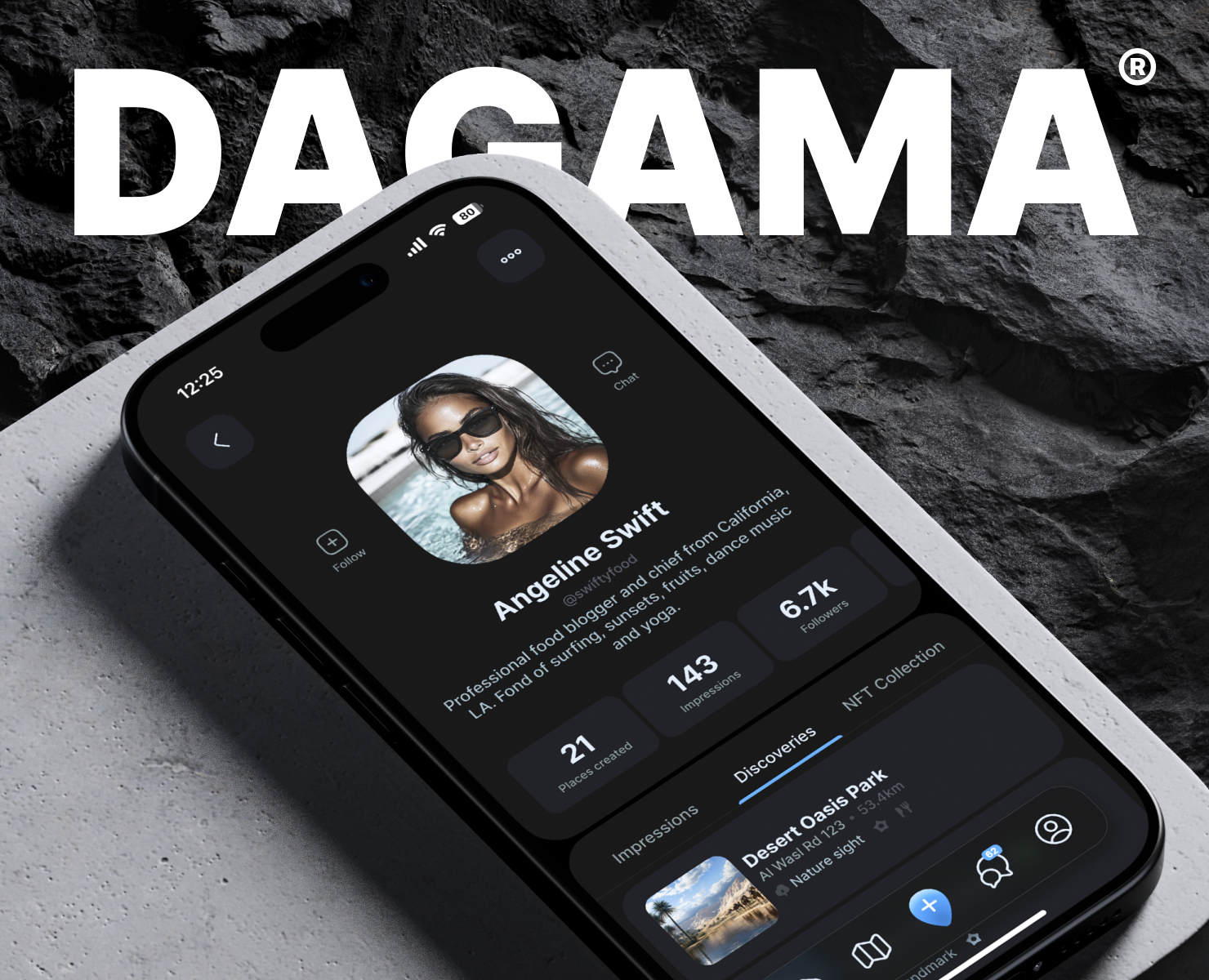 daGama Travel App на Dprofile