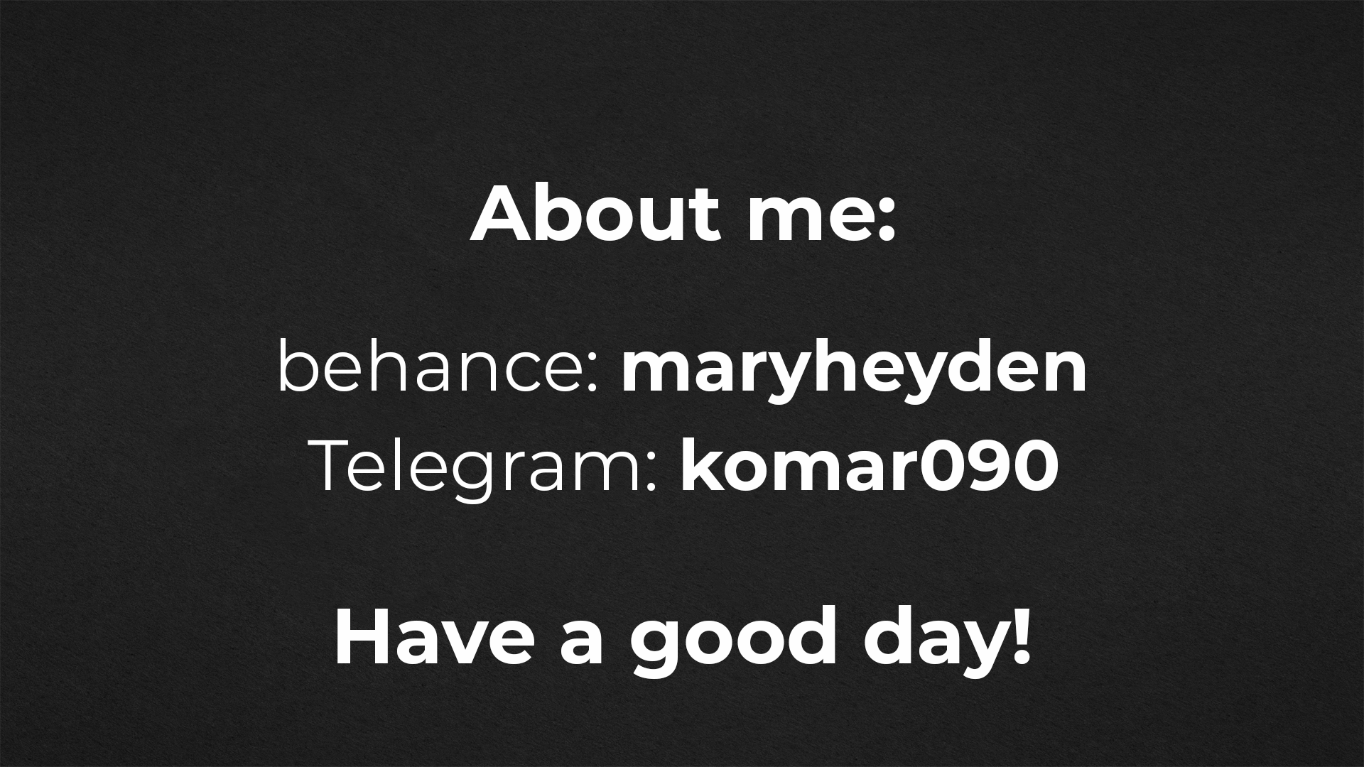 Business card for the photographer (READY). — Изображение №5 — Брендинг, Графика на Dprofile