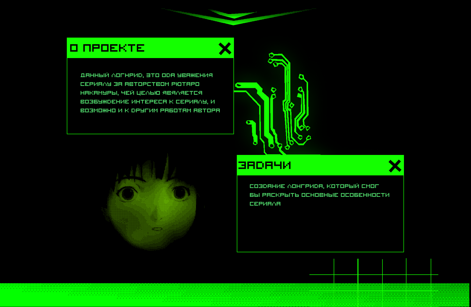 Experiments Lain longread — Изображение №2 — Интерфейсы, Графика на Dprofile