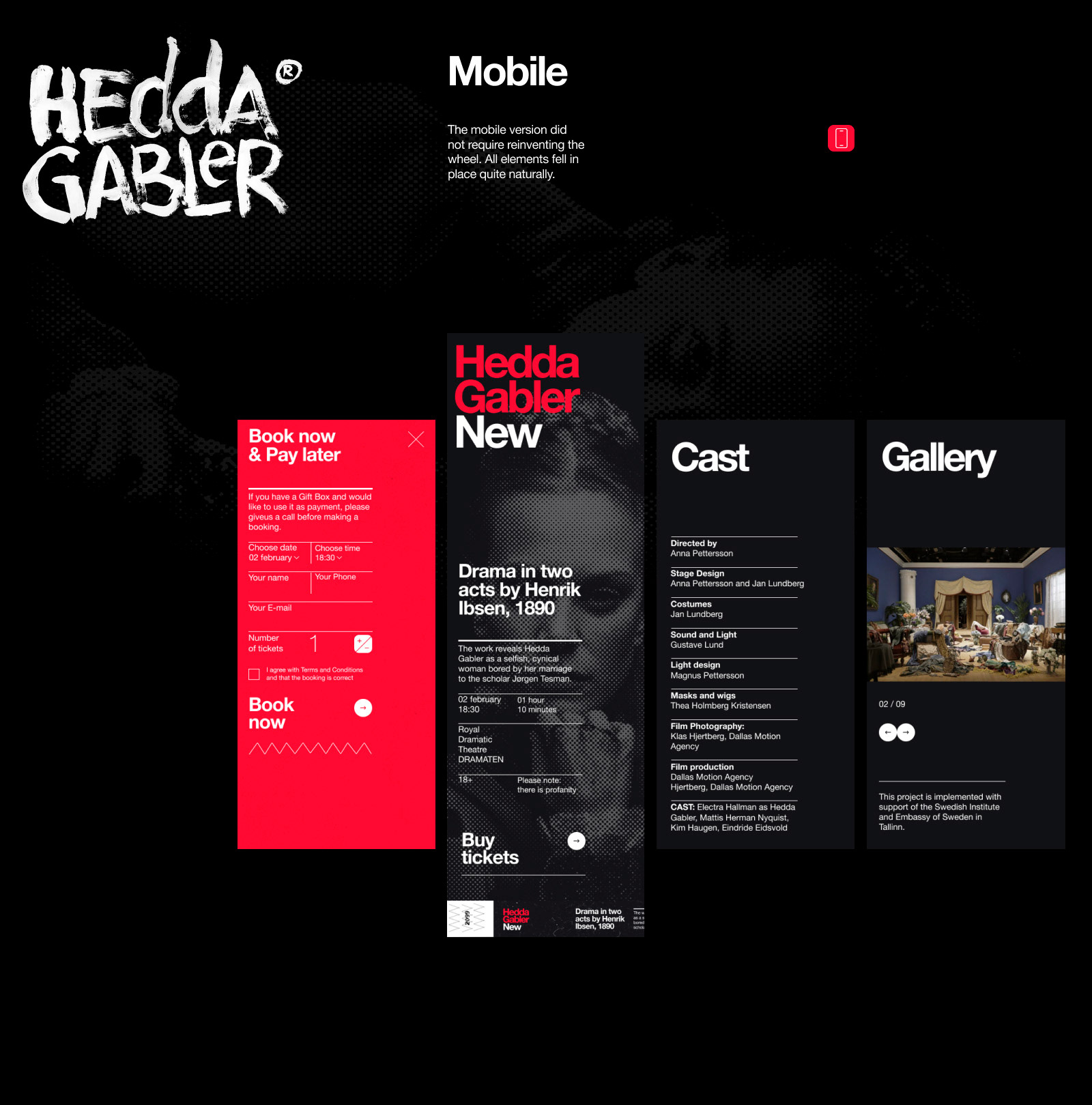 Hedda Gabler — Изображение №6 — Брендинг на Dprofile