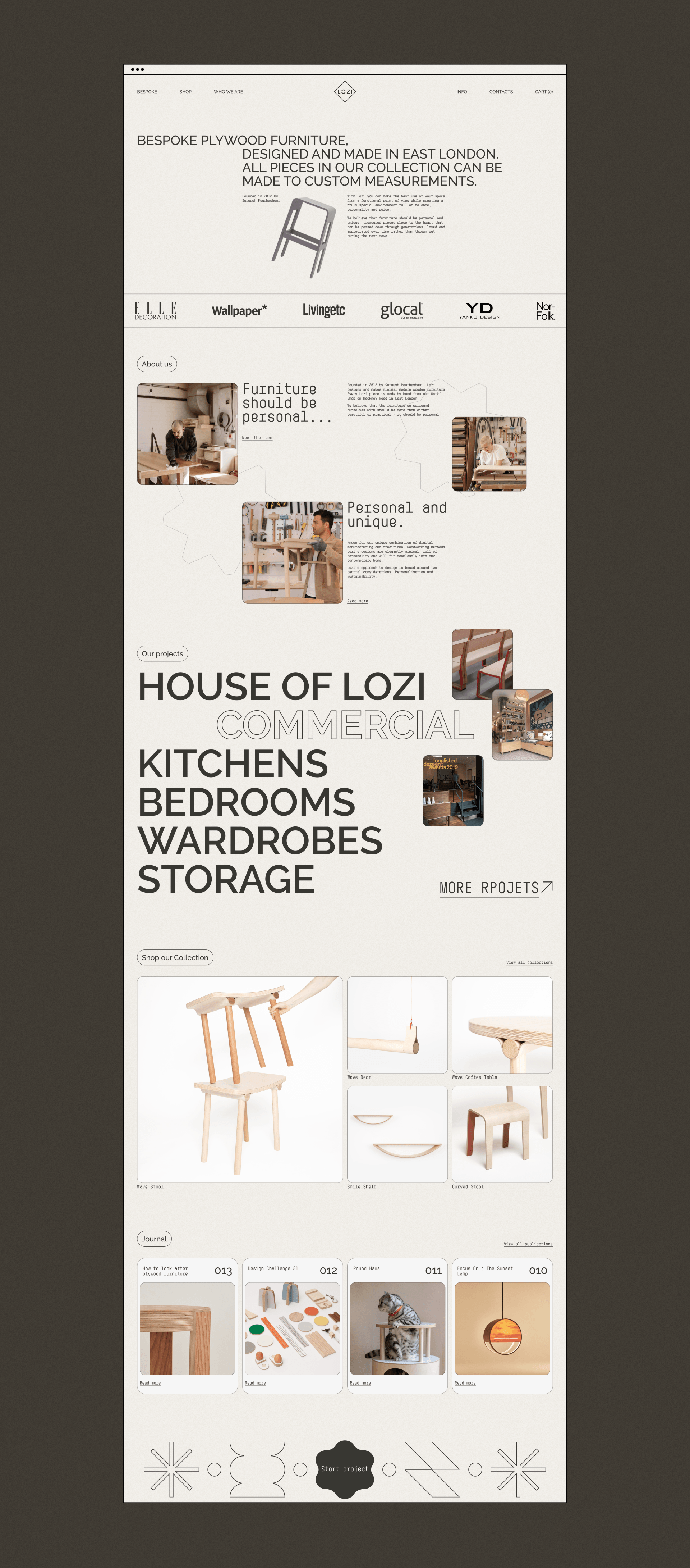 LOZI | Corporate website redesign — Изображение №2 — Интерфейсы на Dprofile