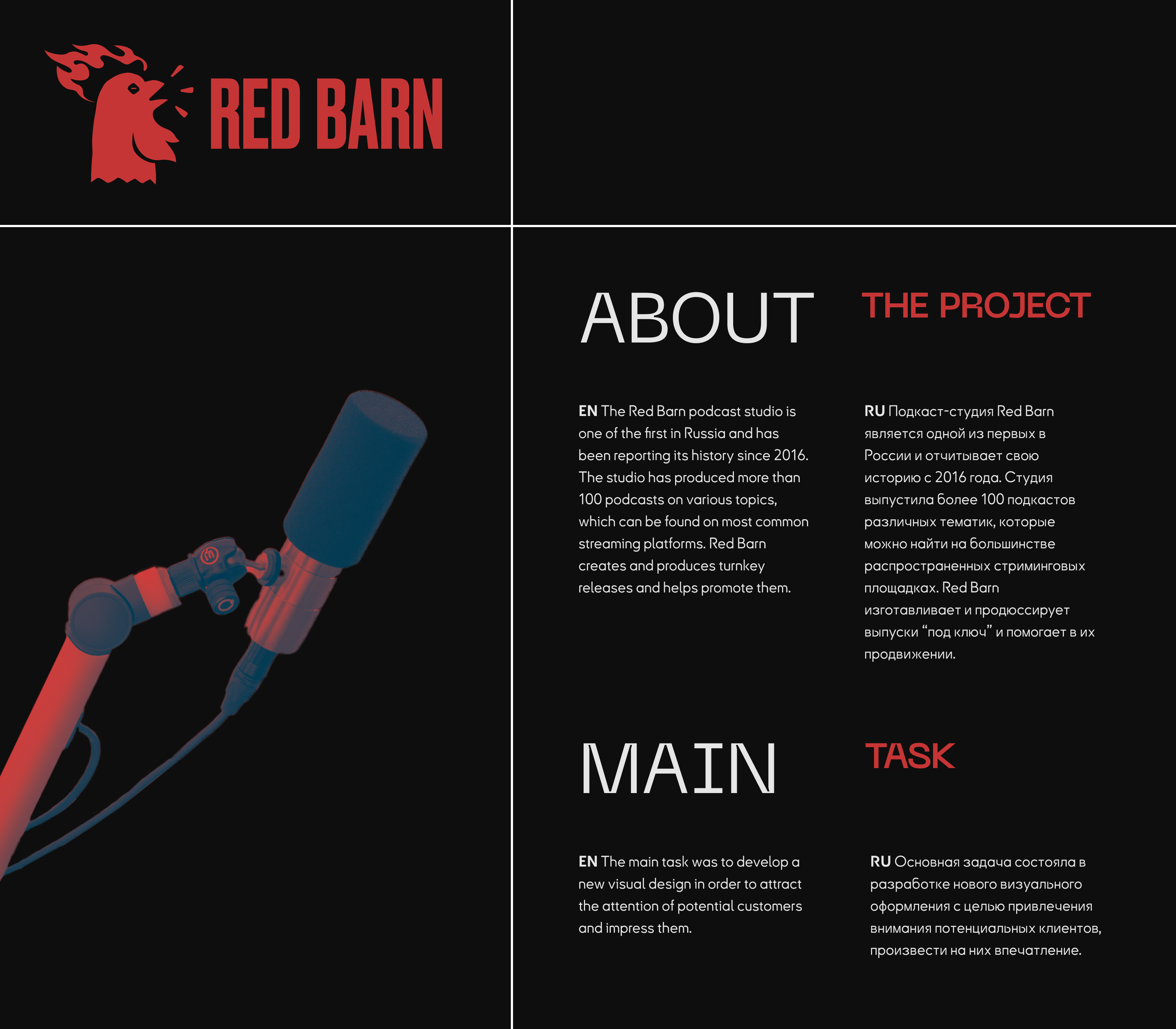 Редизайн сайта "Red Barn" — Изображение №1 — Интерфейсы на Dprofile