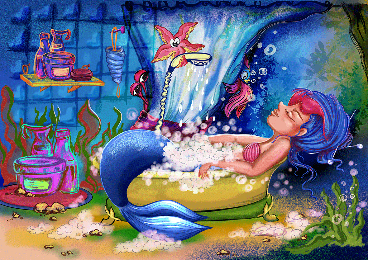 Русалочка — Изображение №1 — Иллюстрация, Графика на Dprofile