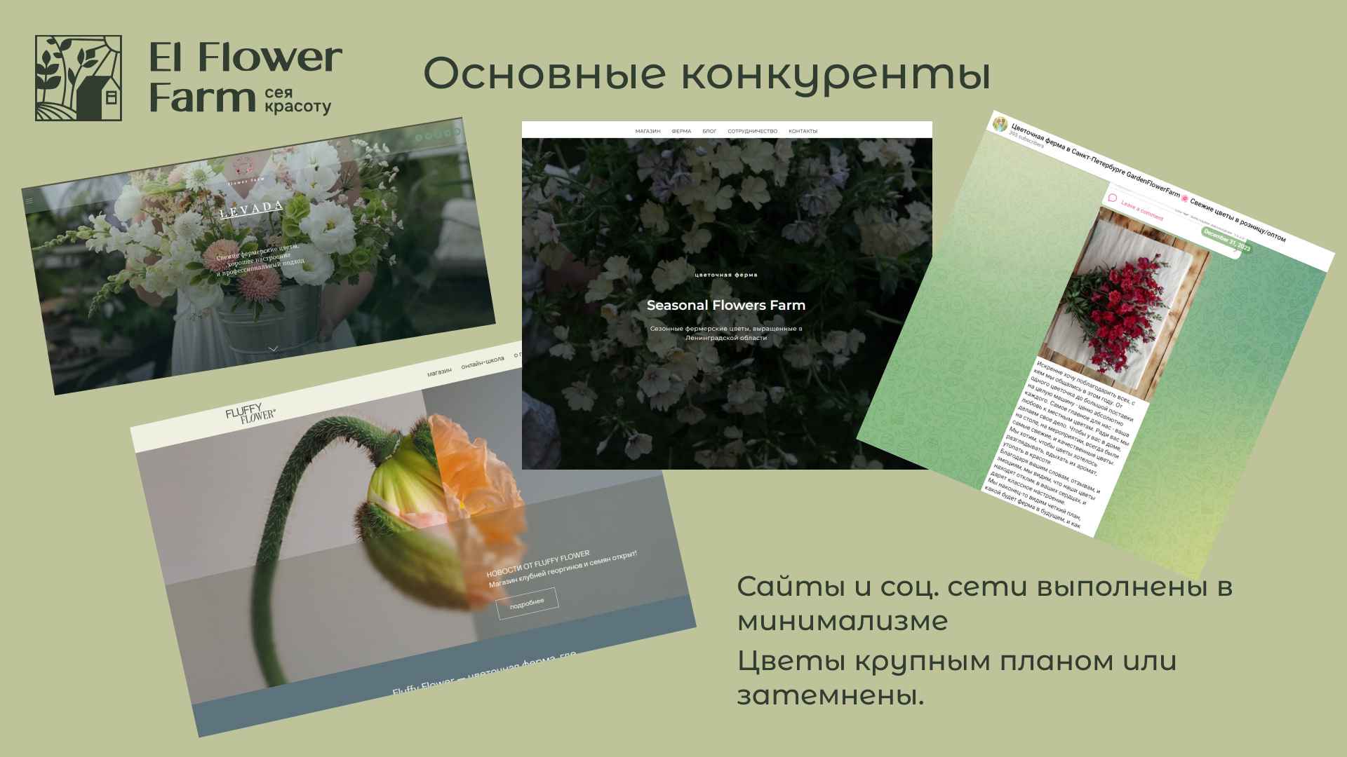 Статичные банеры для El Flower Farm — Изображение №4 — Графика, Маркетинг на Dprofile