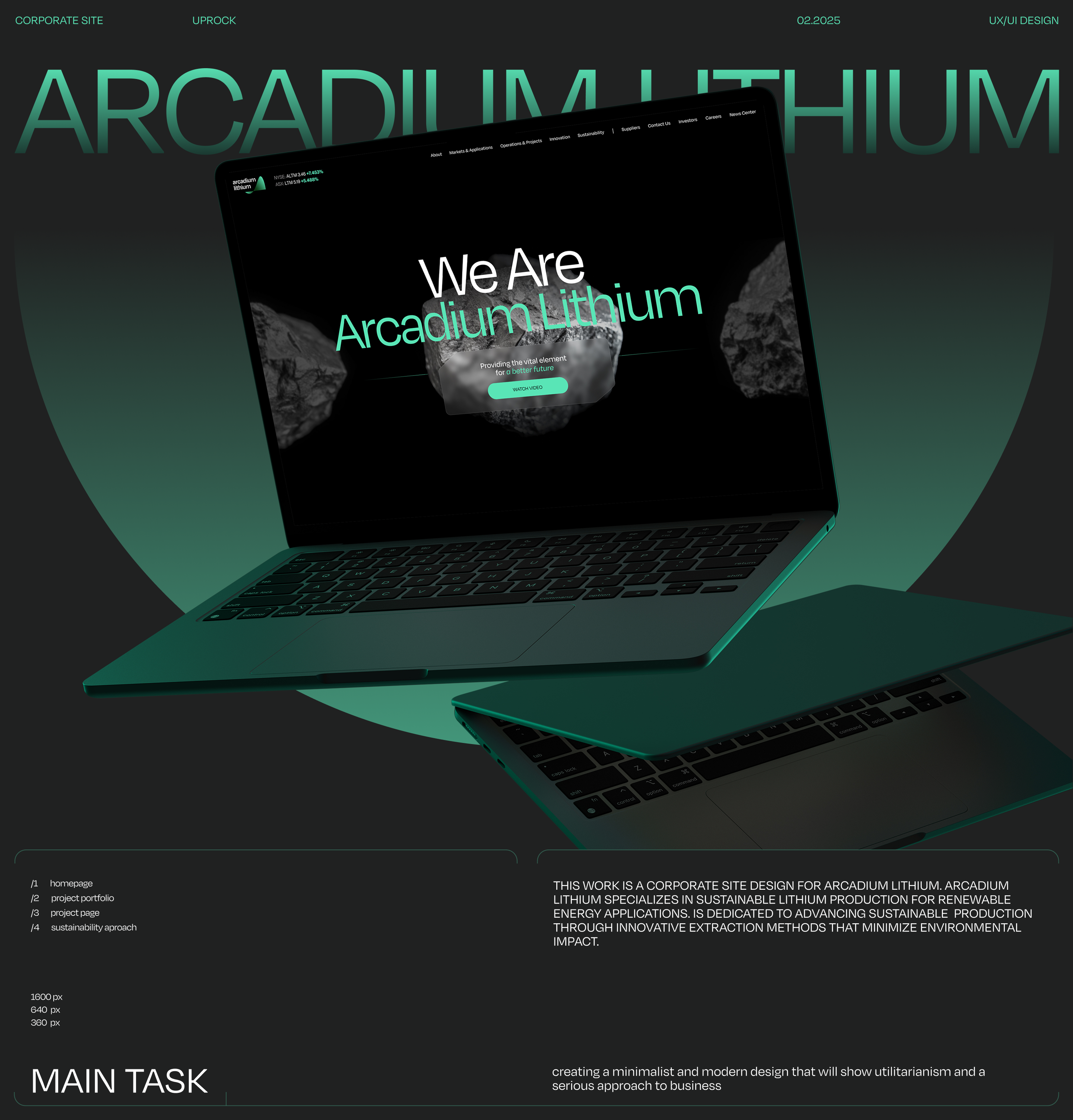 Arcadium Lithium — Изображение №1 — Интерфейсы на Dprofile