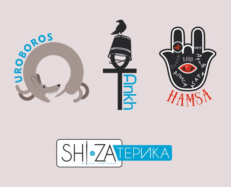 Серия принтов для проекта SHI-ZA'терика — Брендинг, Графика на Dprofile