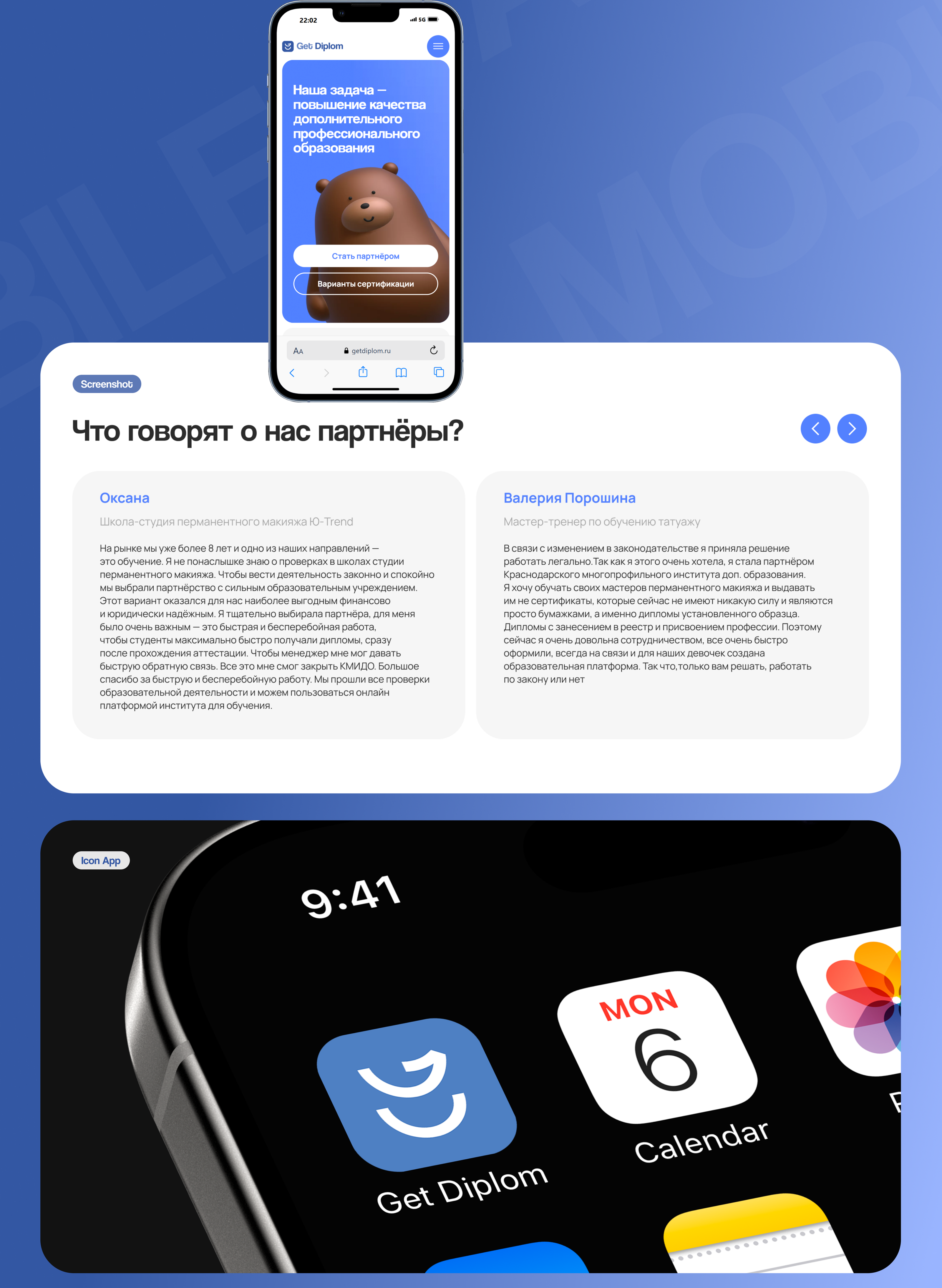 Get Diplom — Изображение №11 — Интерфейсы, Брендинг на Dprofile