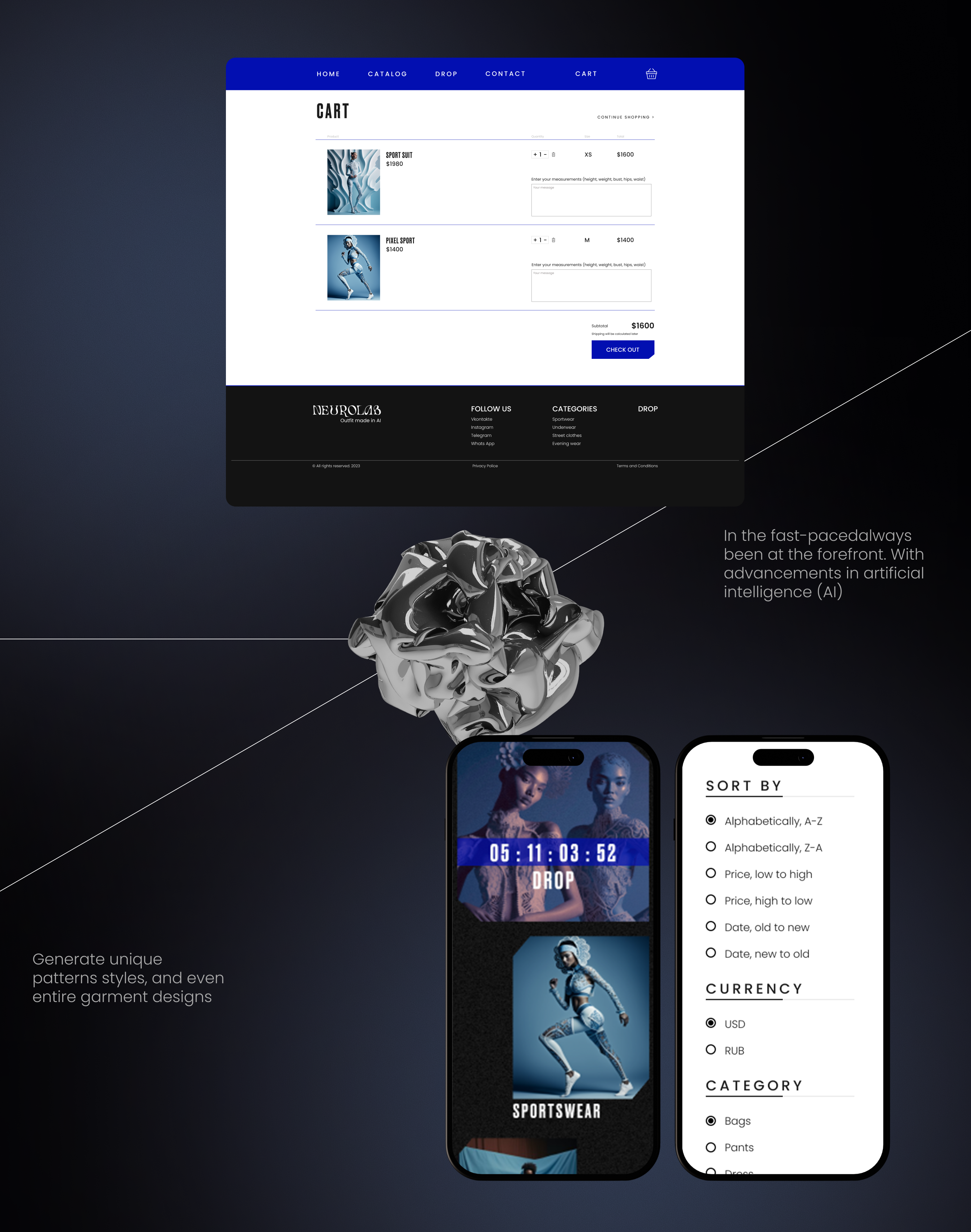 Neural network clothing workshop – Neurolab — Изображение №14 — Интерфейсы, Анимация на Dprofile