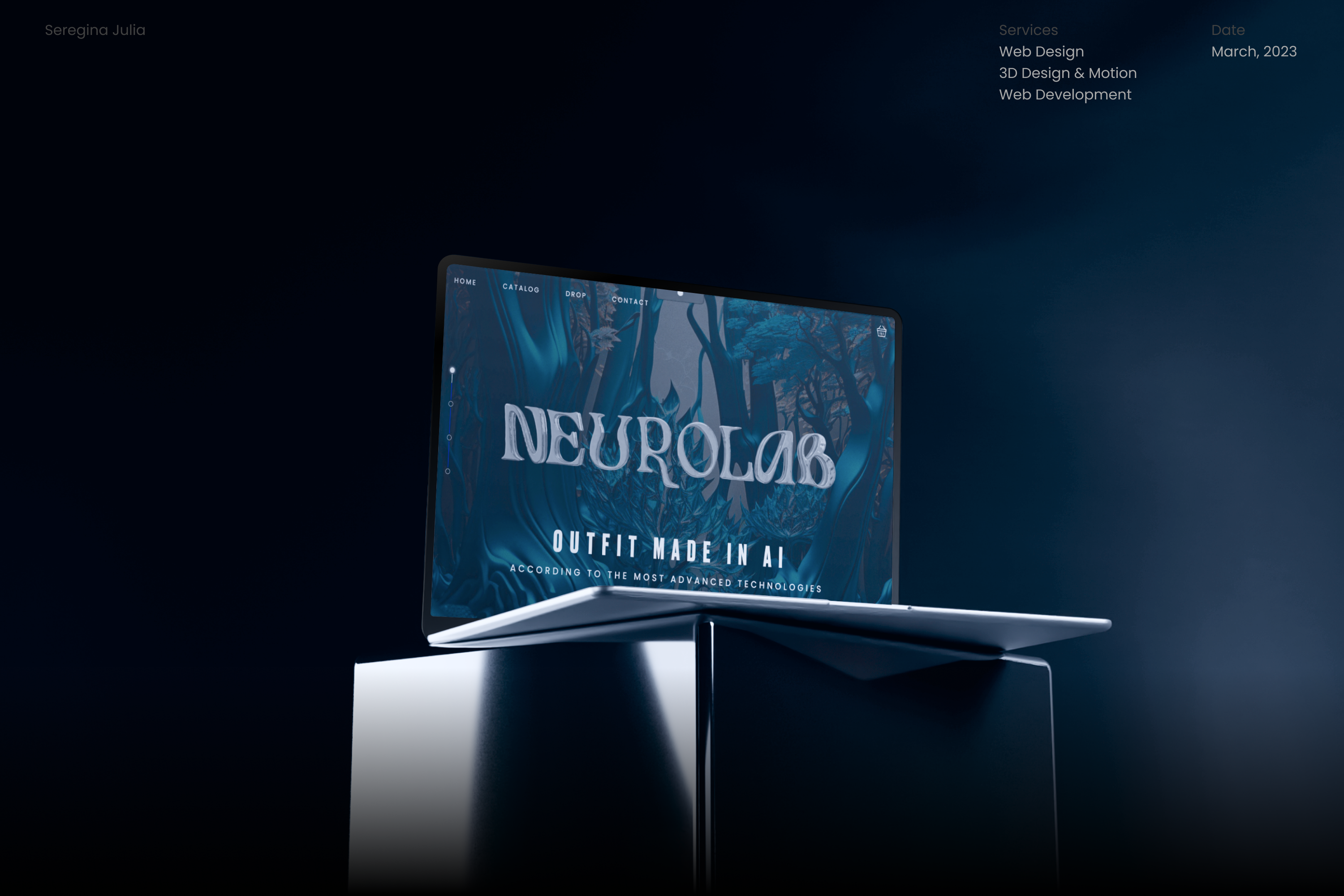 Neural network clothing workshop – Neurolab — Изображение №1 — Интерфейсы, Анимация на Dprofile