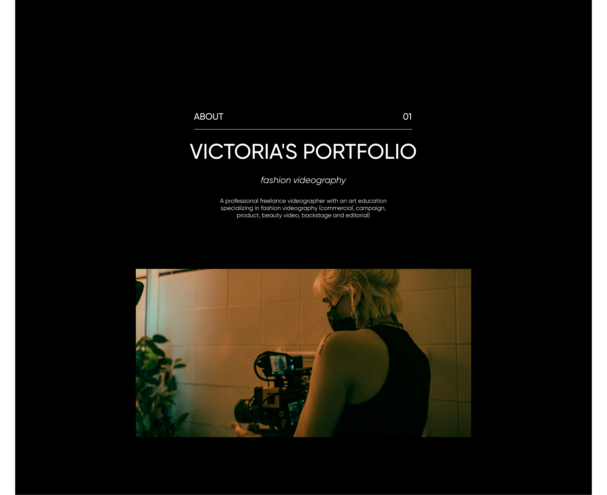 Fashion videographer – Victoria Ramushkevich — Изображение №2 — Интерфейсы, Анимация на Dprofile
