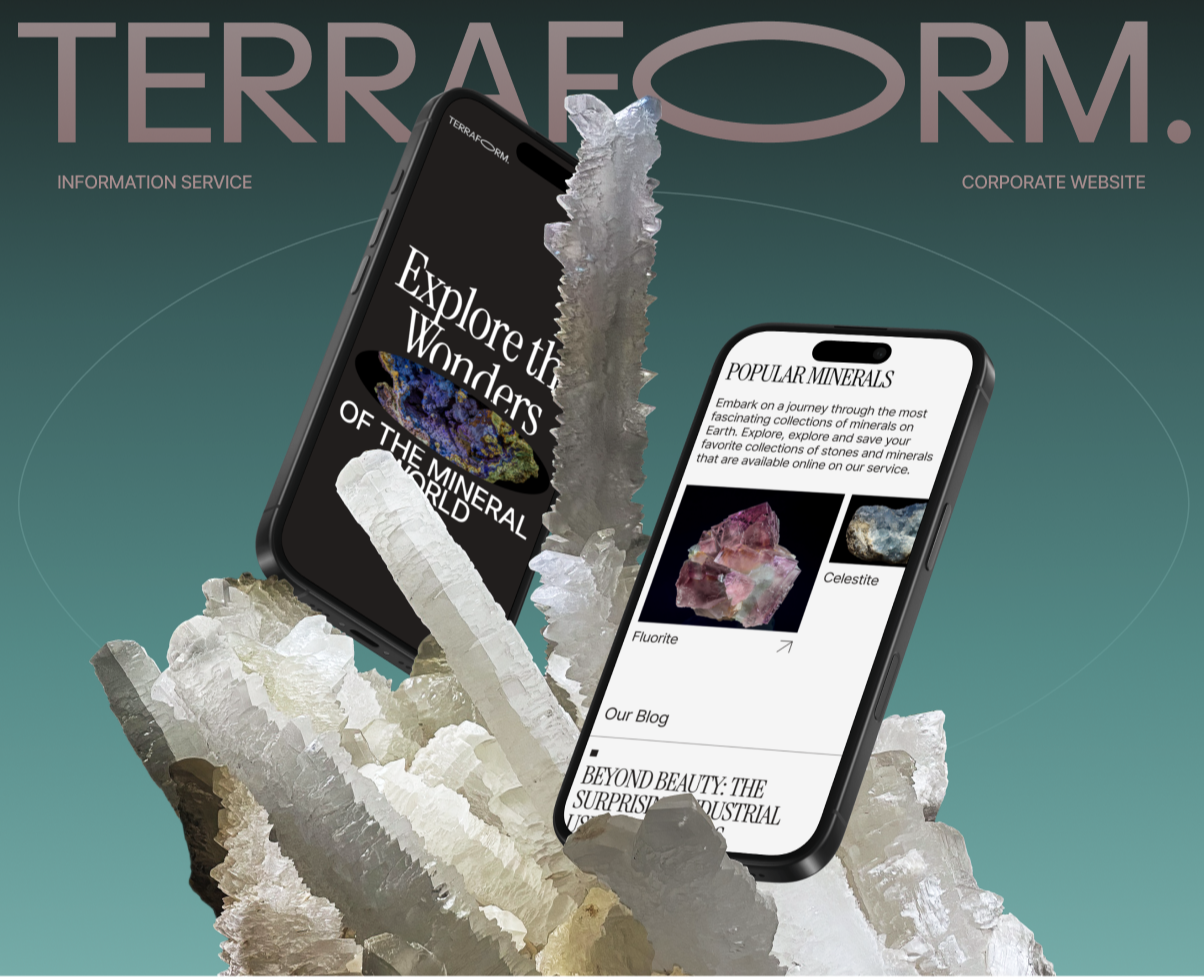 TERRAFORM — Интерфейсы, Брендинг на Dprofile