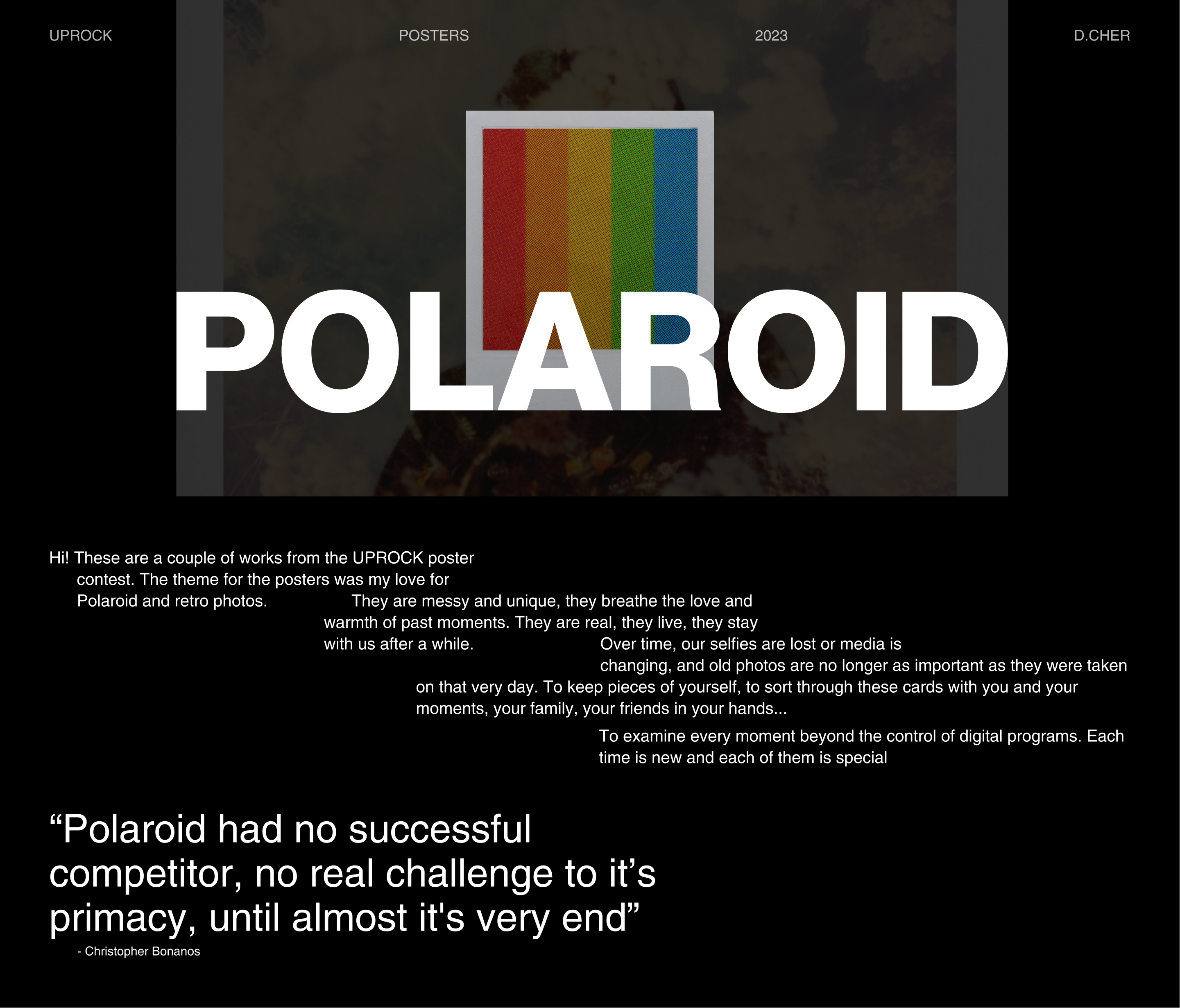 Polaroid - posters collection — Изображение №1 — Графика на Dprofile
