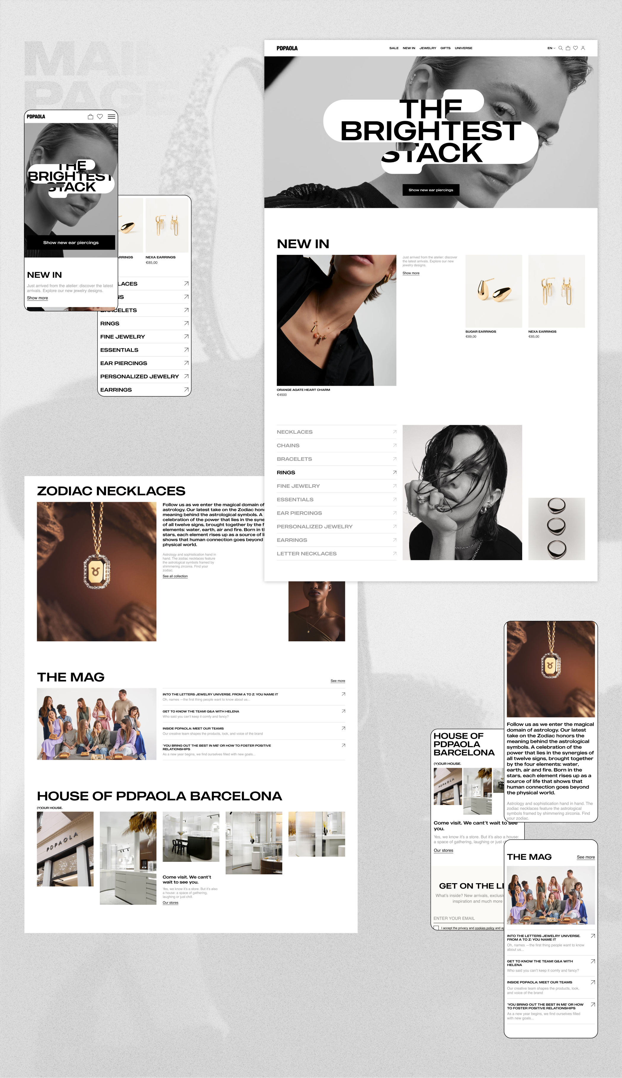 PDPAOLA | E-COMMERCE REDESIGN — Изображение №3 — Интерфейсы на Dprofile