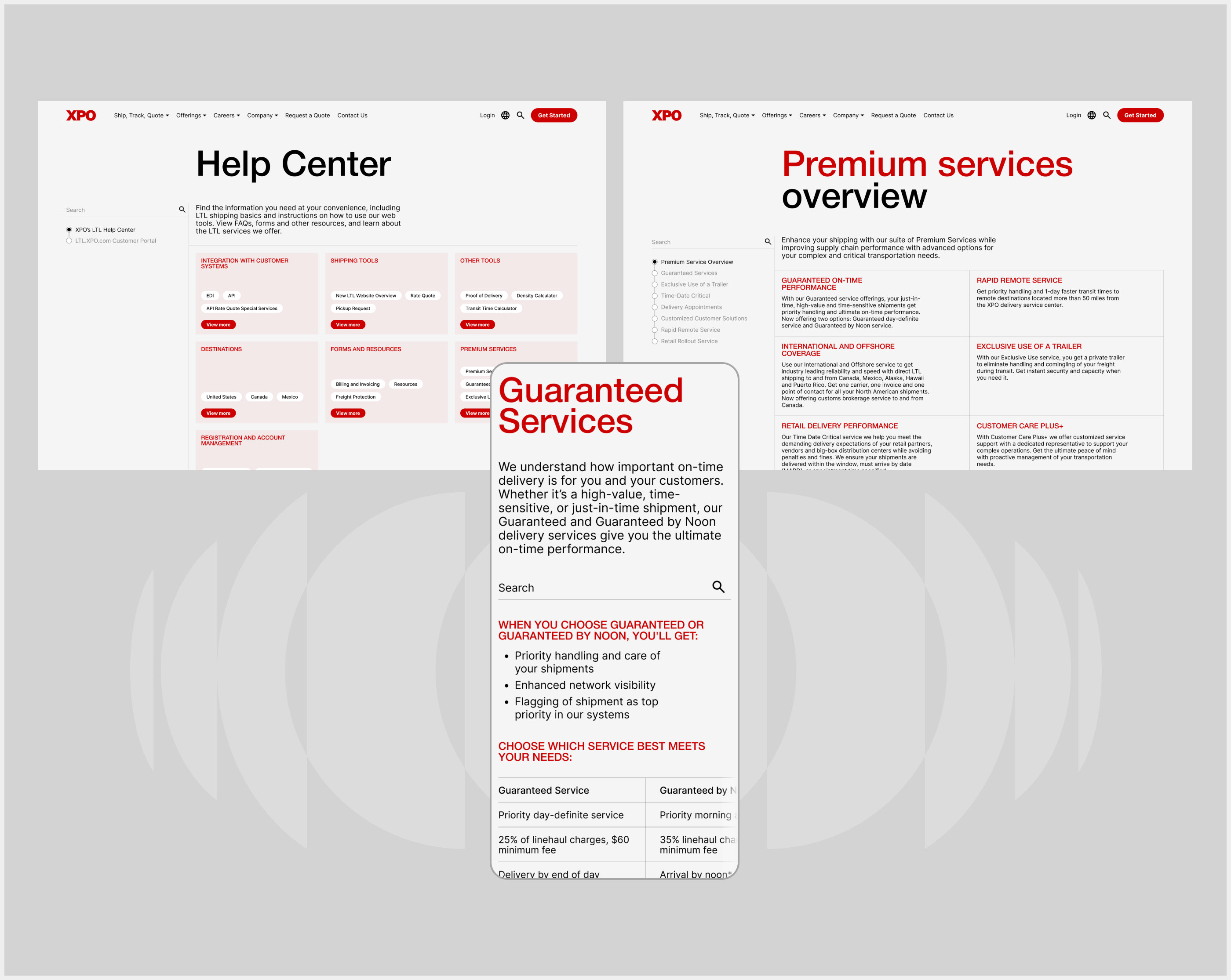 XPOLogistics [corporate website redesign] — Изображение №12 — Интерфейсы на Dprofile