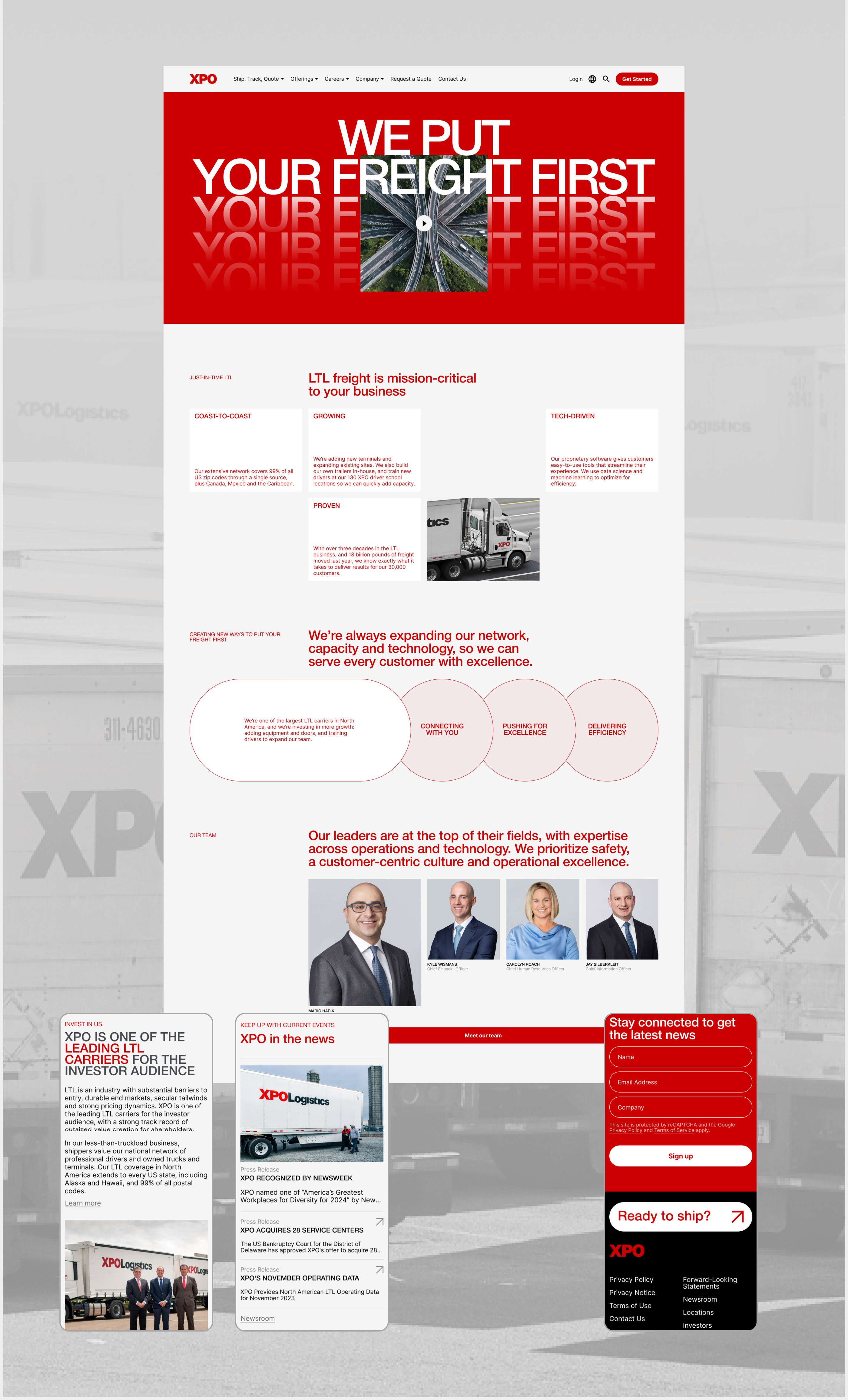 XPOLogistics [corporate website redesign] — Изображение №15 — Интерфейсы на Dprofile