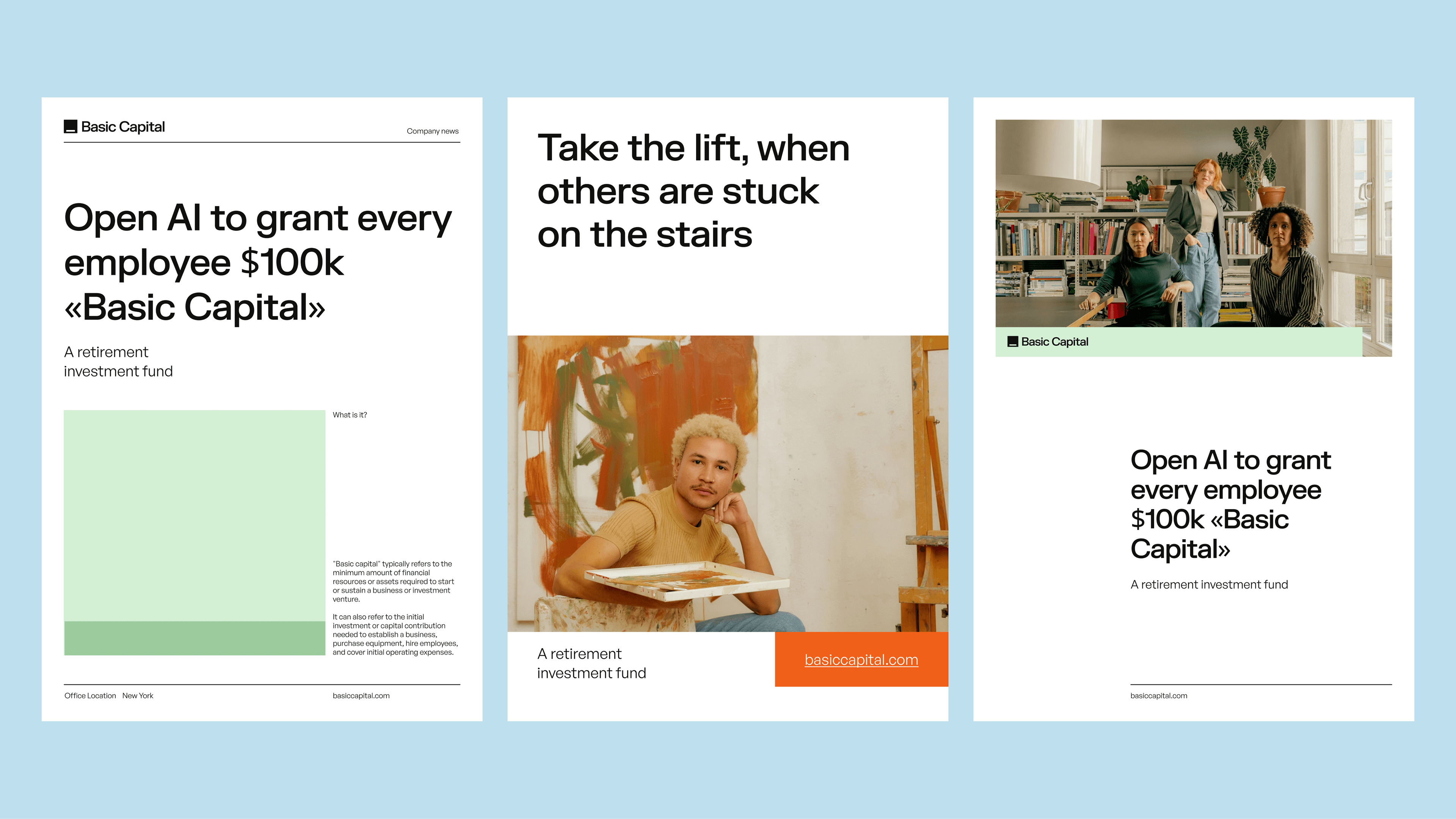Basic Capital: Visual Identity & Website — Изображение №15 — Брендинг на Dprofile