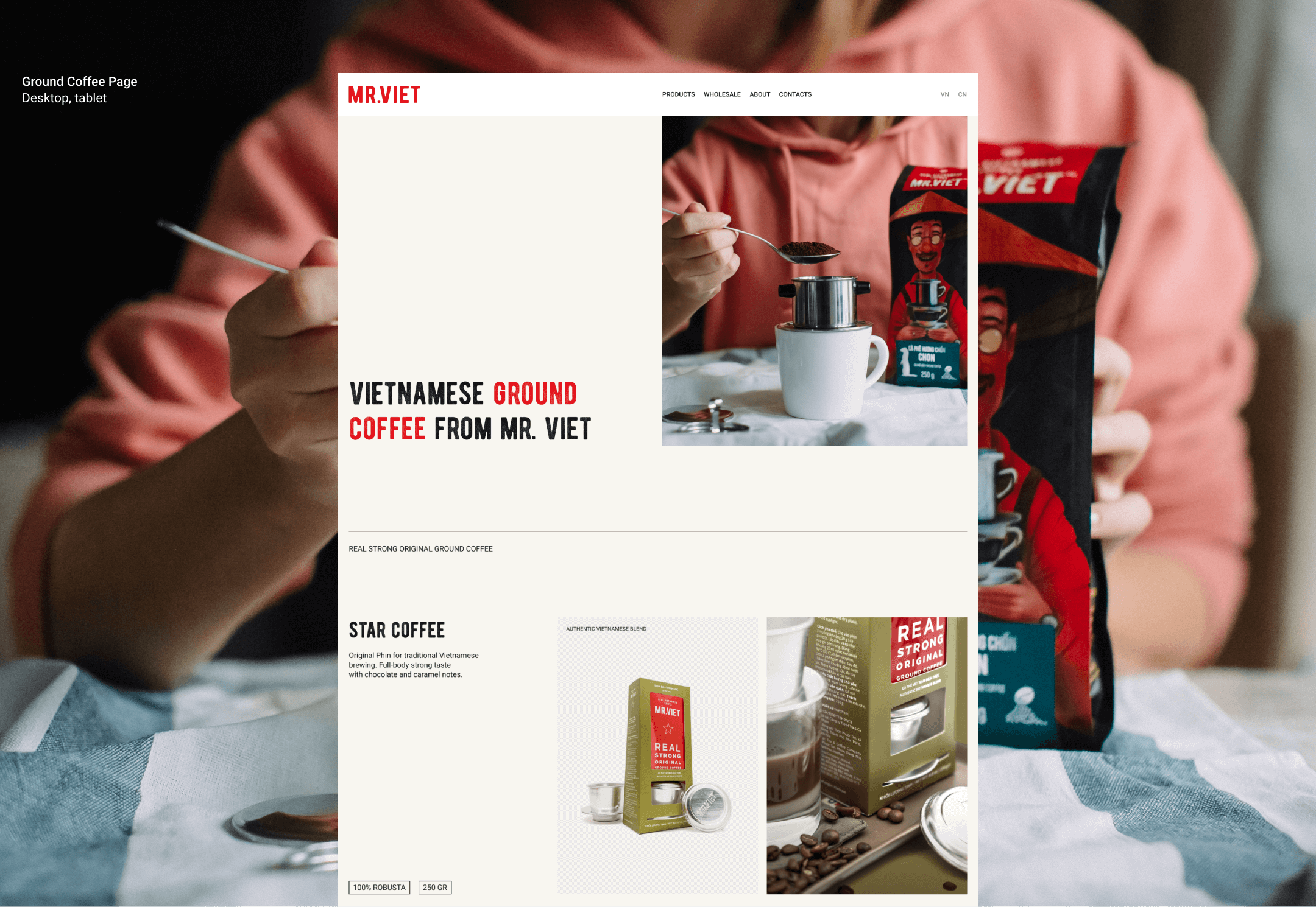 Mr Viet: Website design and development — Изображение №11 — Интерфейсы, Иллюстрация на Dprofile