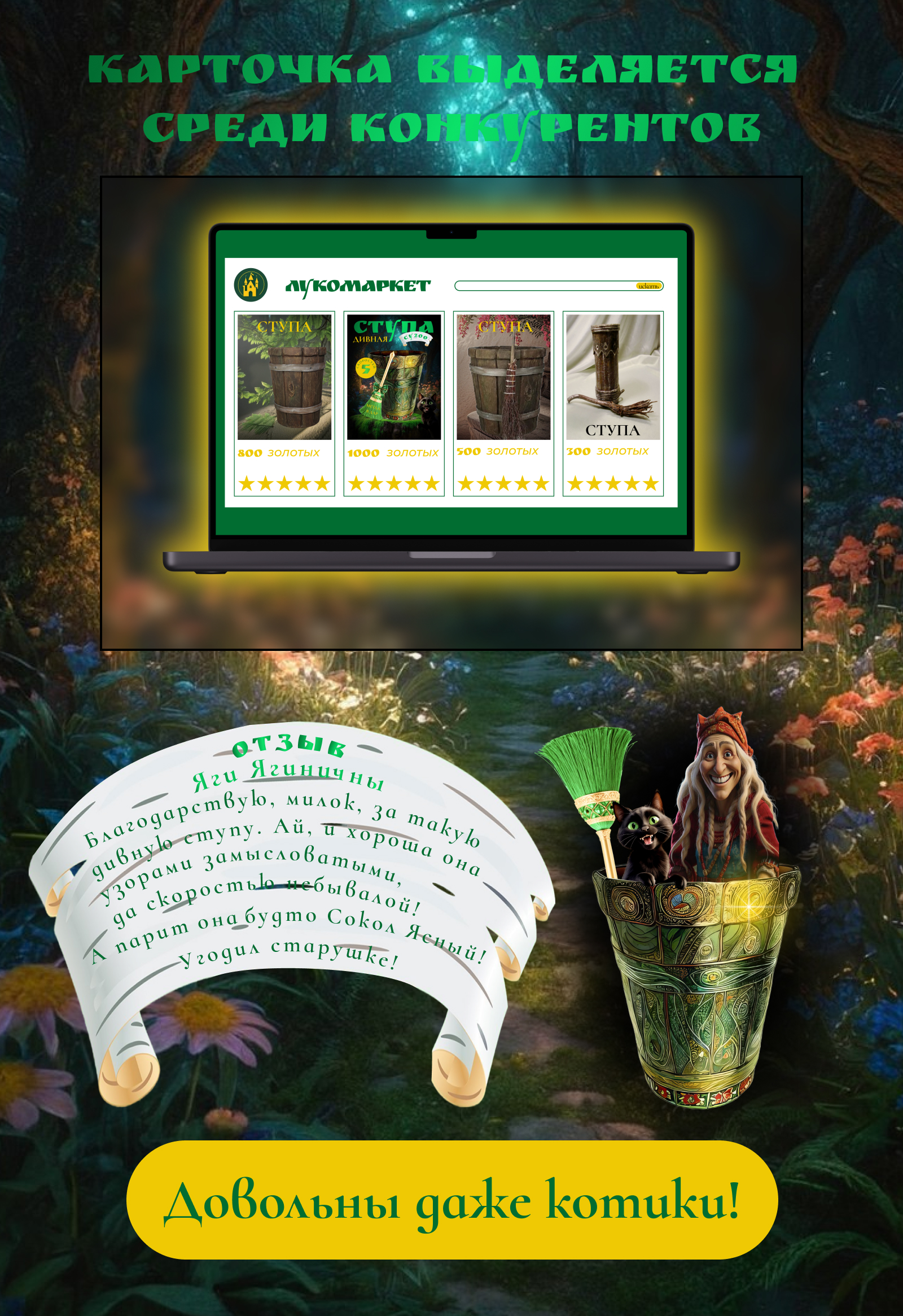 Дизайн крточки товара для Лукоморья — Изображение №4 — Графика на Dprofile