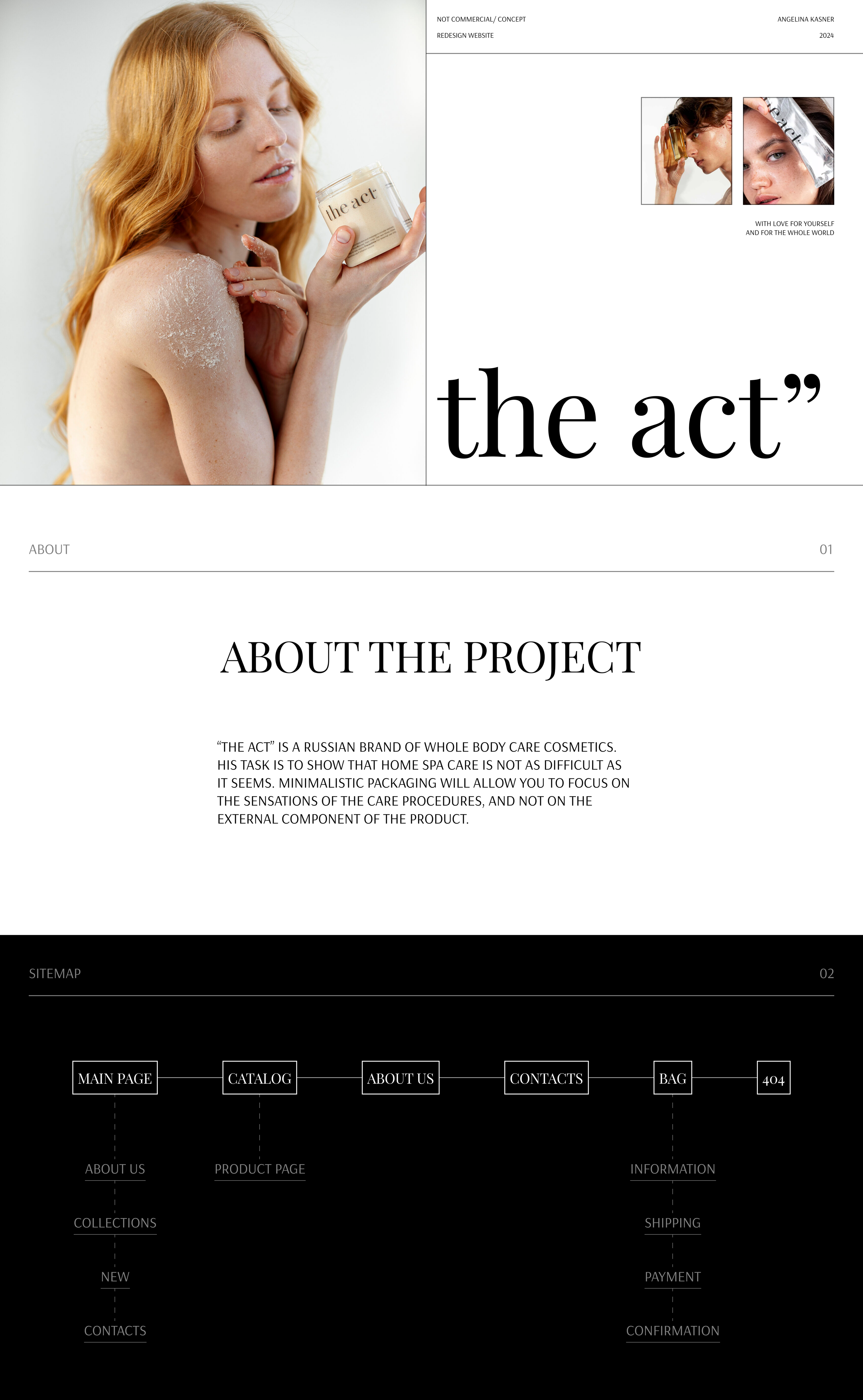 THE ACT\\ redesign website — Изображение №1 — Интерфейсы на Dprofile