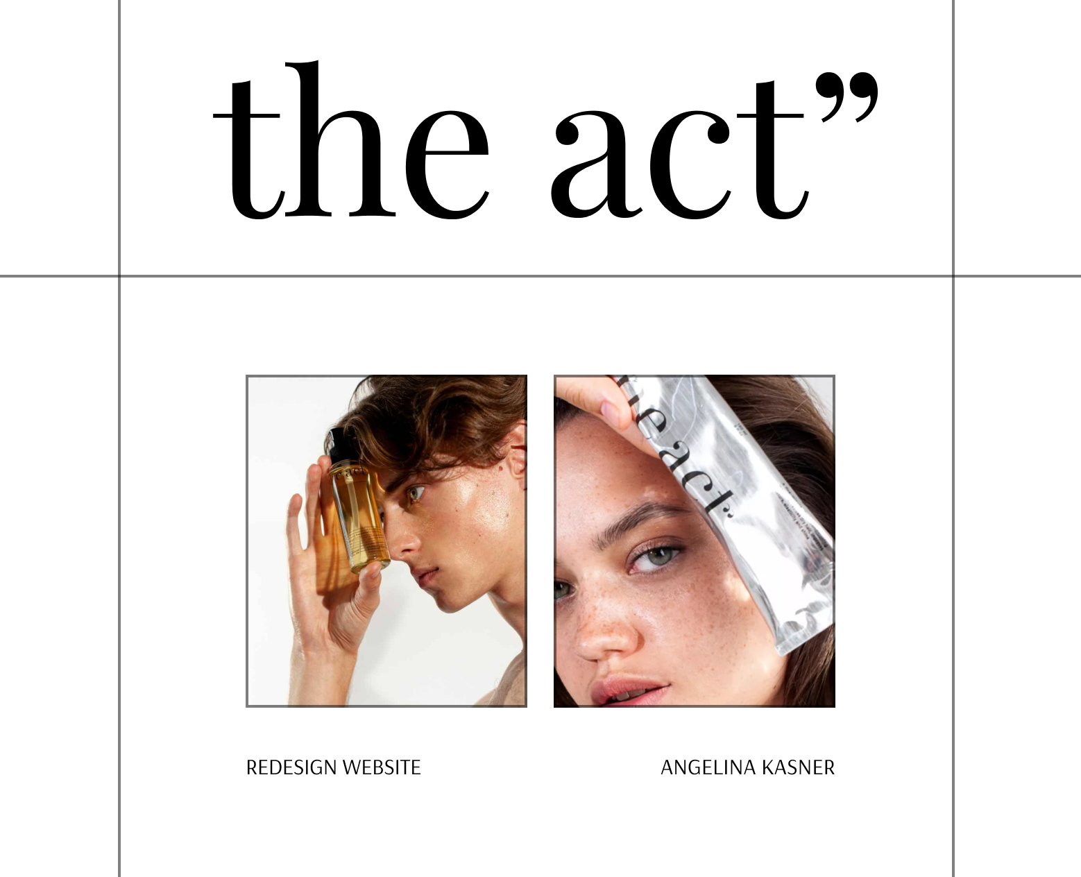 THE ACT\\ redesign website — Интерфейсы на Dprofile