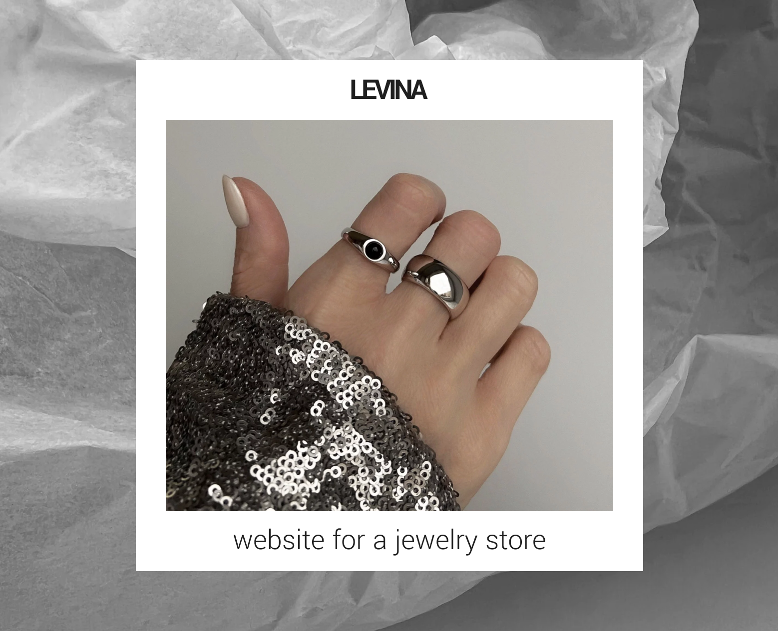 Website for a jewelry store — Интерфейсы на Dprofile