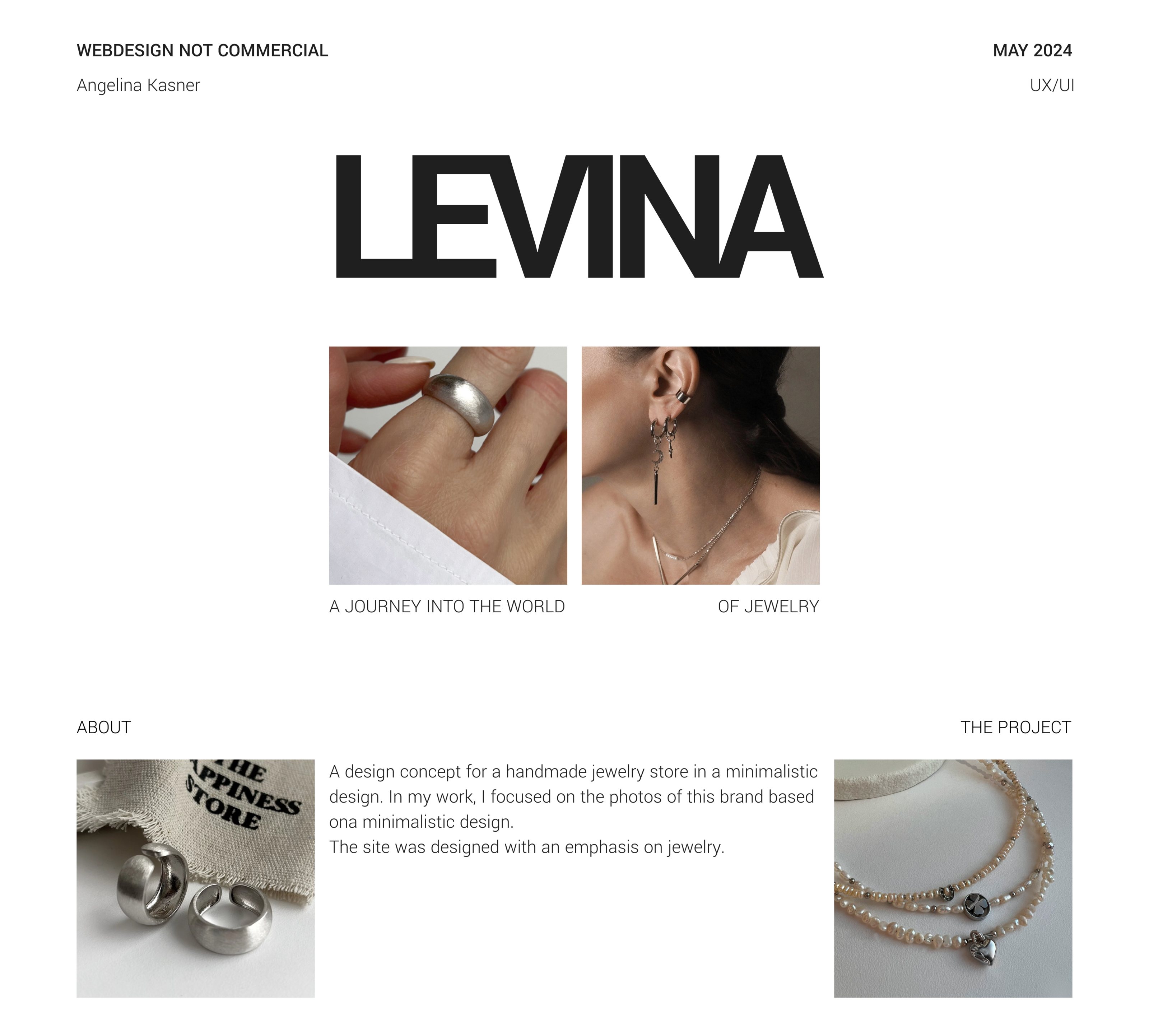 Website for a jewelry store — Изображение №1 — Интерфейсы на Dprofile
