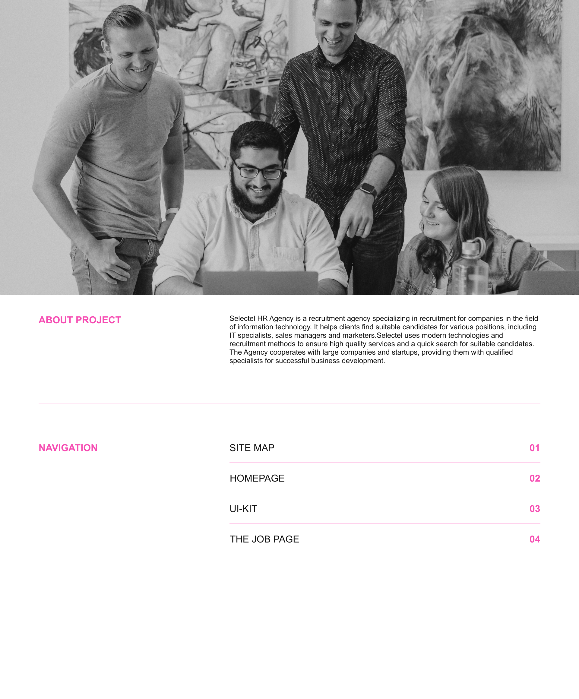 Web-site for HR agency — Изображение №2 — Интерфейсы на Dprofile