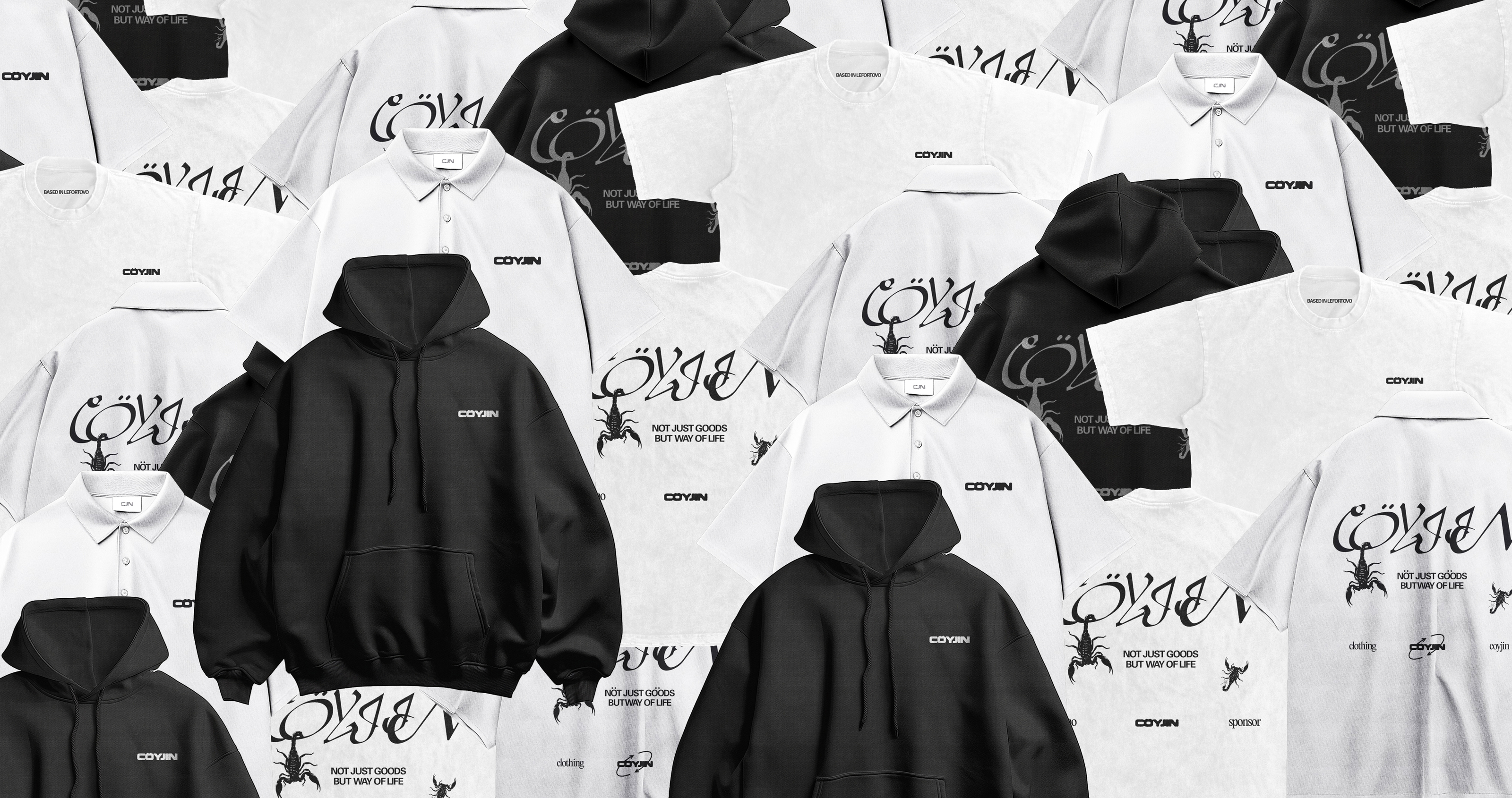 Разработка принта для CÖYJIN clothing — Изображение №6 — Брендинг, Иллюстрация на Dprofile