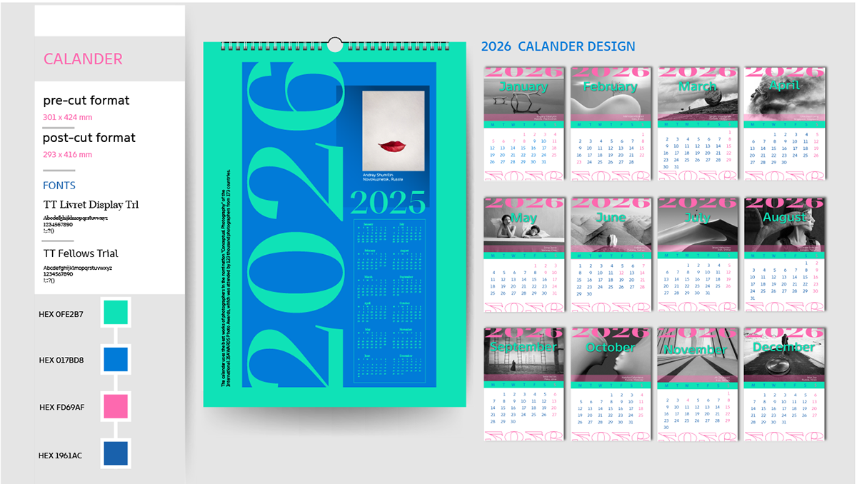 Дизайн перекидного календаря — Изображение №5 — Графика на Dprofile