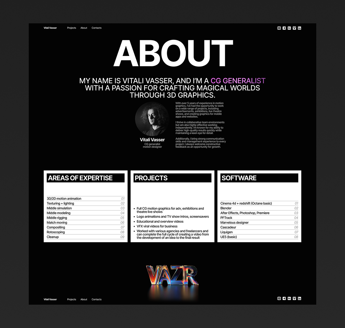 Portfolio for Motion Designer | Real project — Изображение №6 — Интерфейсы, Анимация на Dprofile